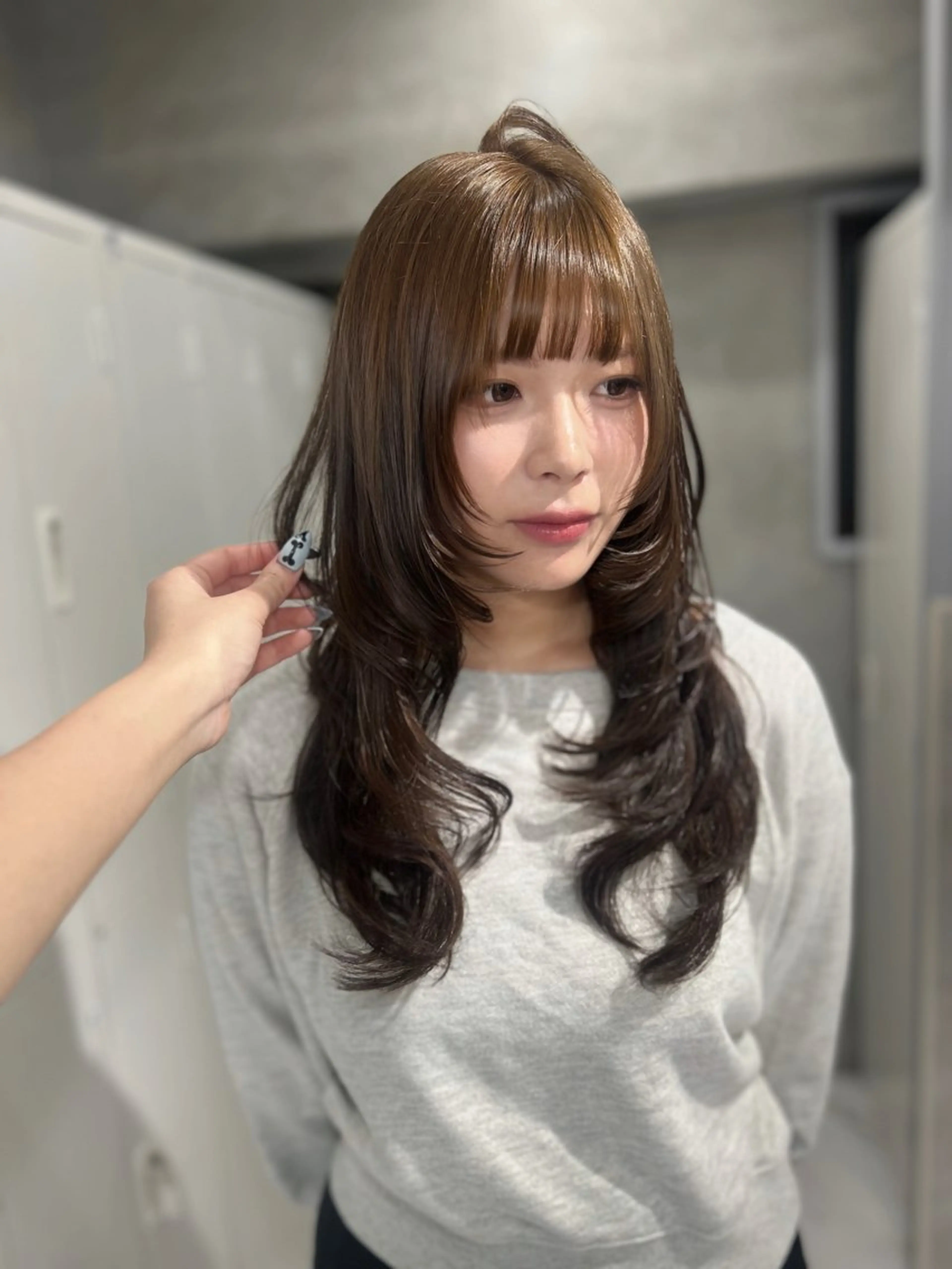 カラー ヘアカラー ️💜akari💜 ハイトーン/レイヤーのヘアスタイル