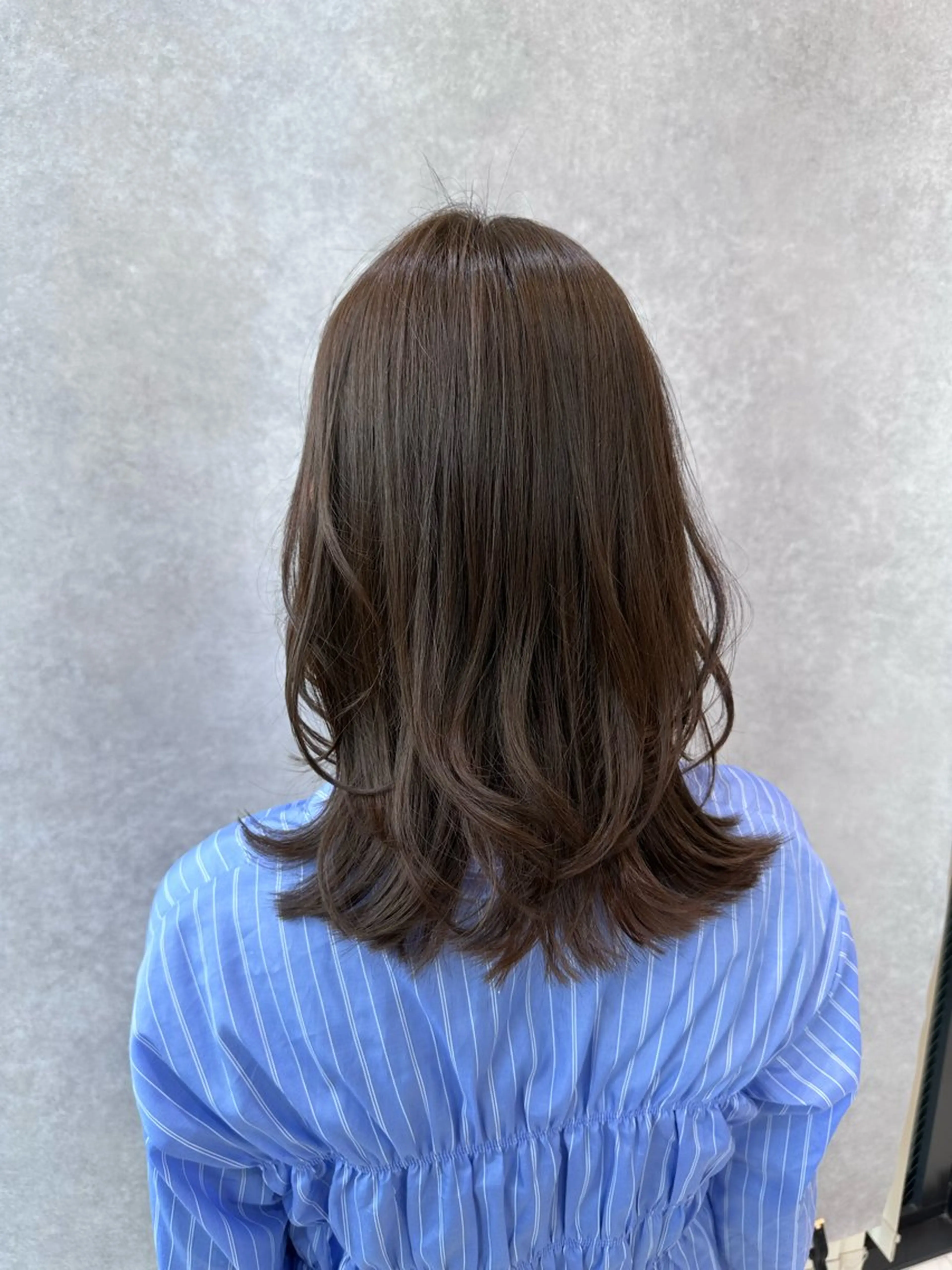 セミロング 🔸縮毛矯正/髪質 改善カラー石崎🔸のヘアスタイル