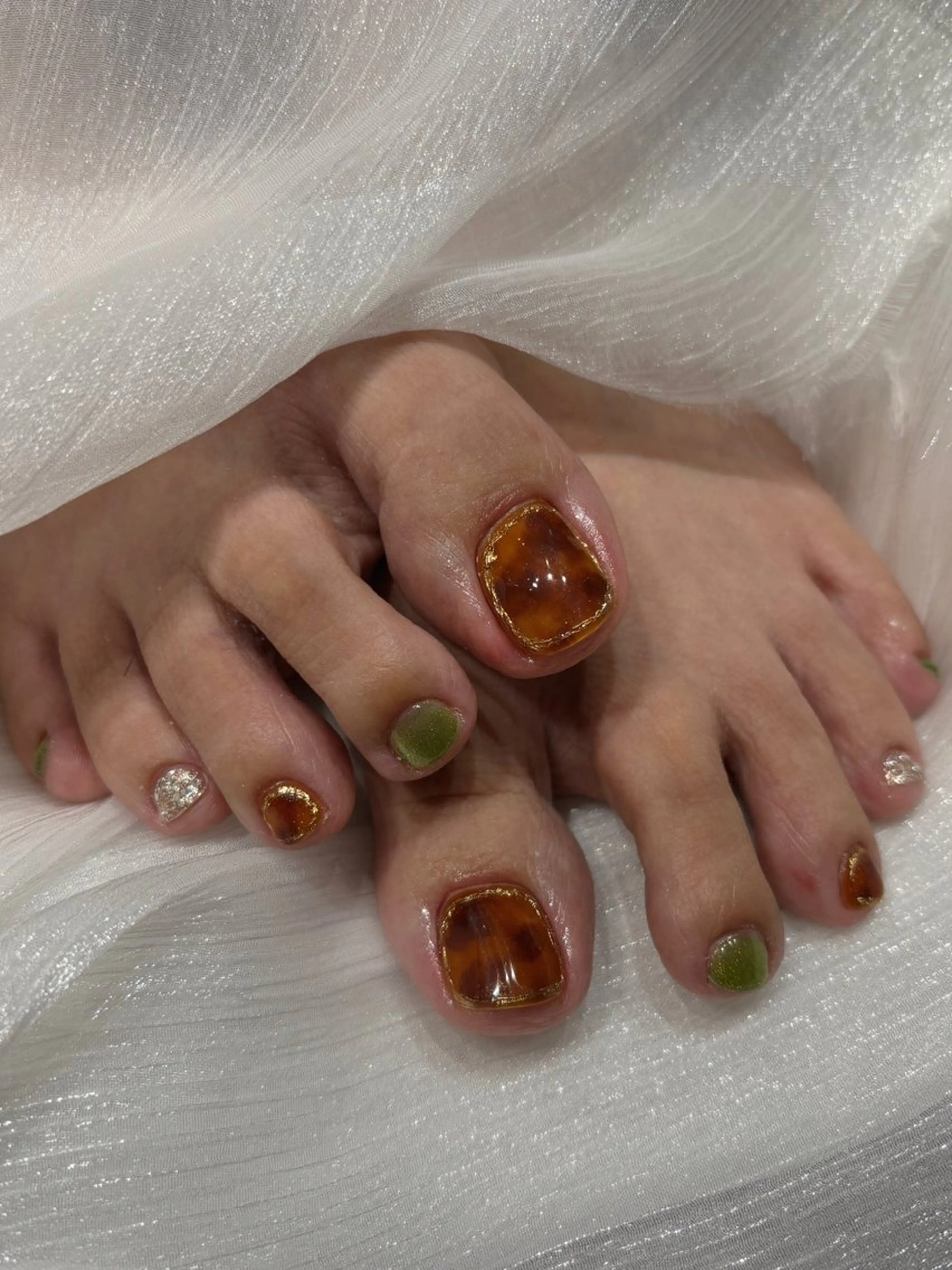 🐾ジェルオフ無料🐾フット定額Trendコース✨甘皮ケア込!の写真