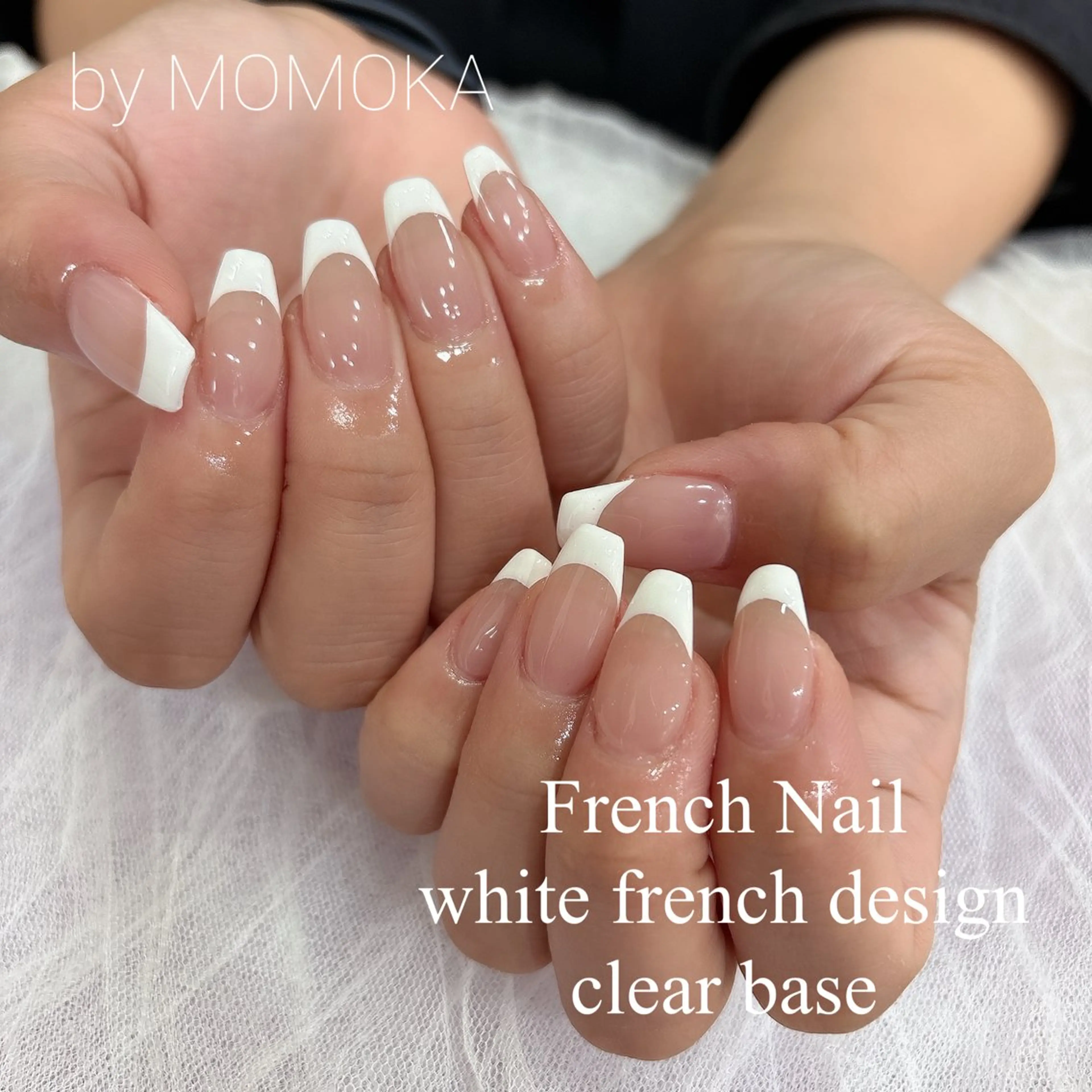 ネイル フレンチネイル ハンドネイル Momo nailsalonのネイルデザイン
