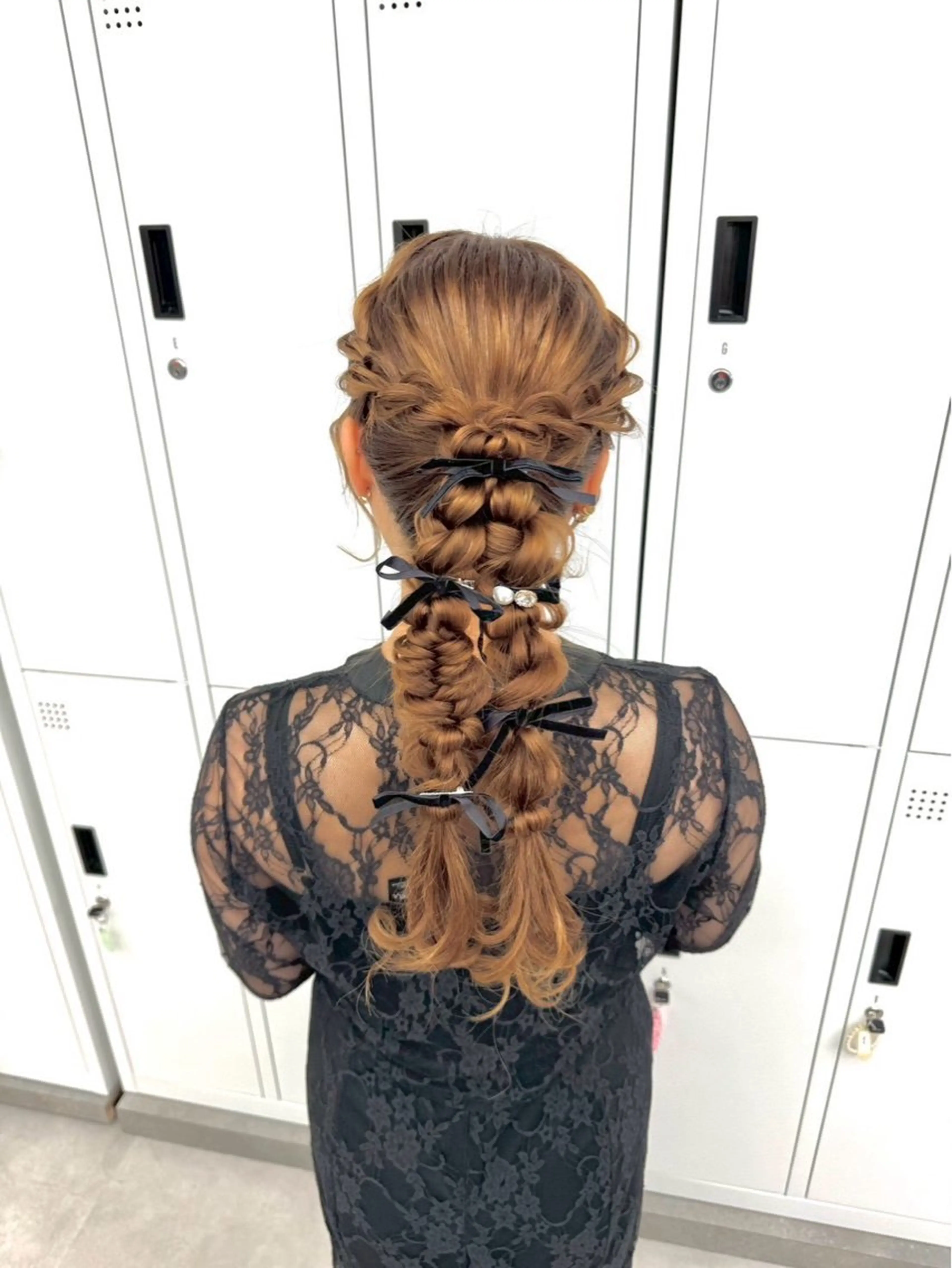 ロング ヘアアレンジ ヘアセット エクステ🫧アレンジ ￤横浜  ももはのヘアスタイル
