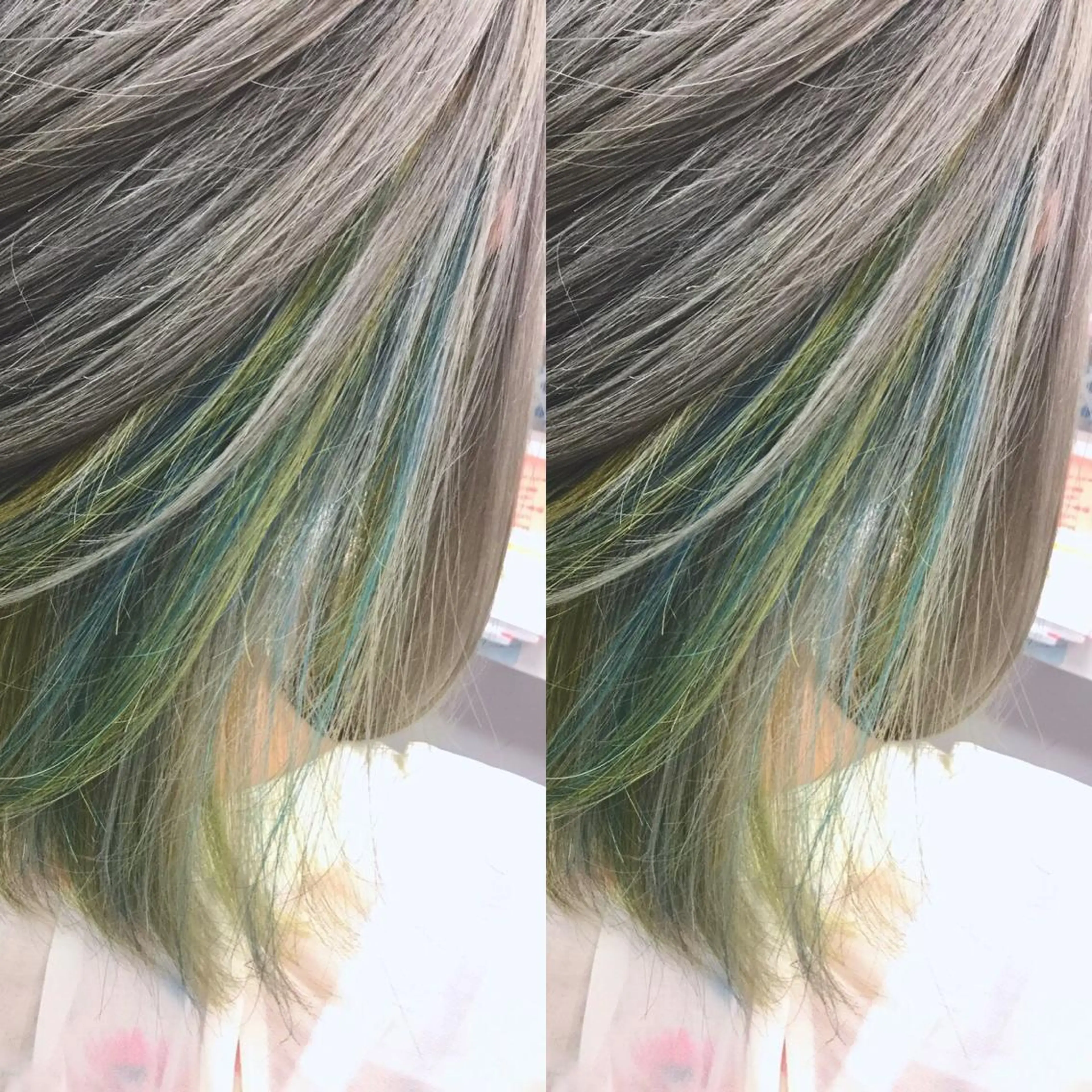 ミディアム カラー ブリーチ 加藤 直樹のヘアスタイル