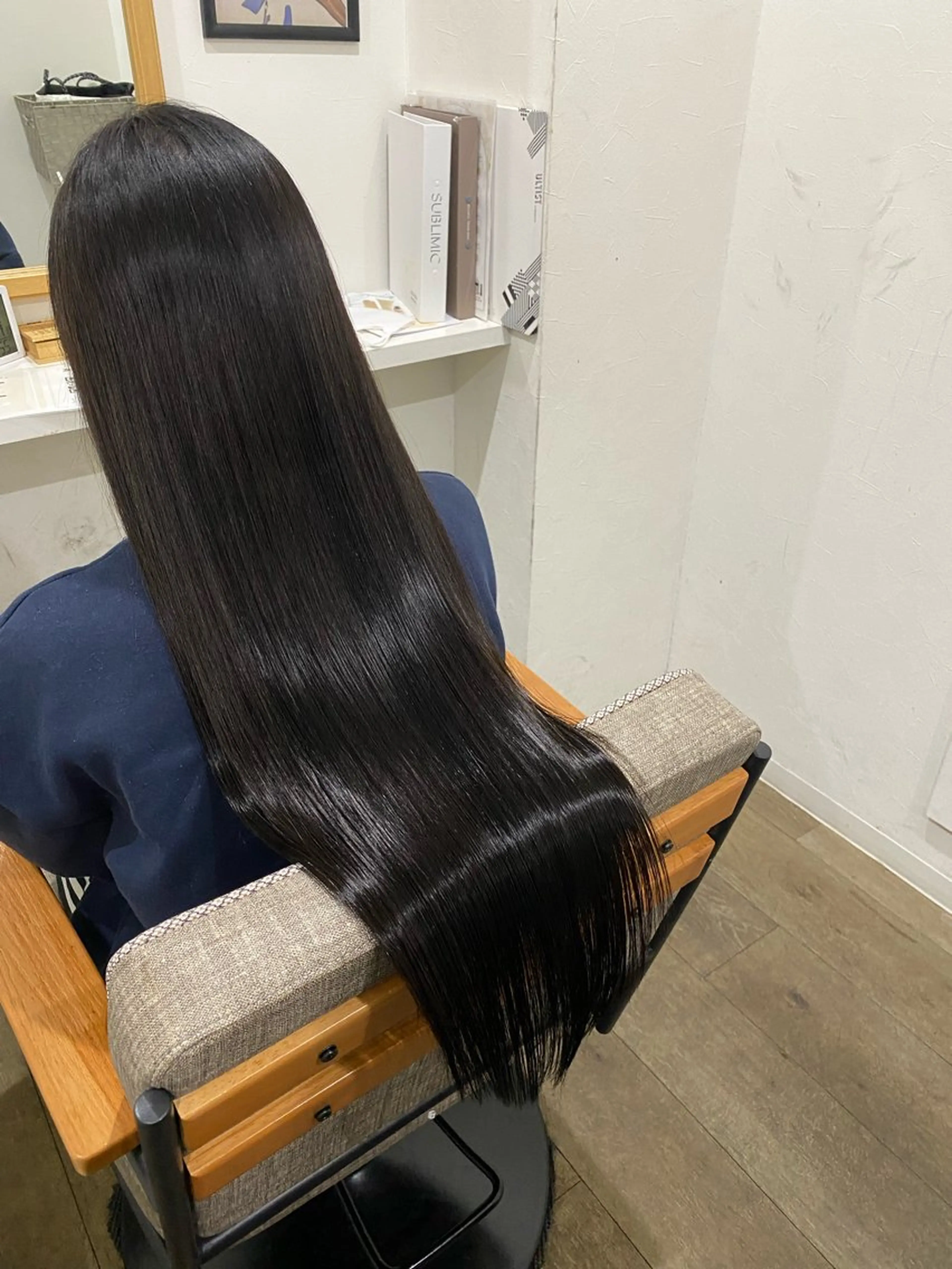 ロング カット 縮毛矯正 Jewel  Box東梅田所属・髪質改善サロン 梅田/ヨナミネのヘアスタイル