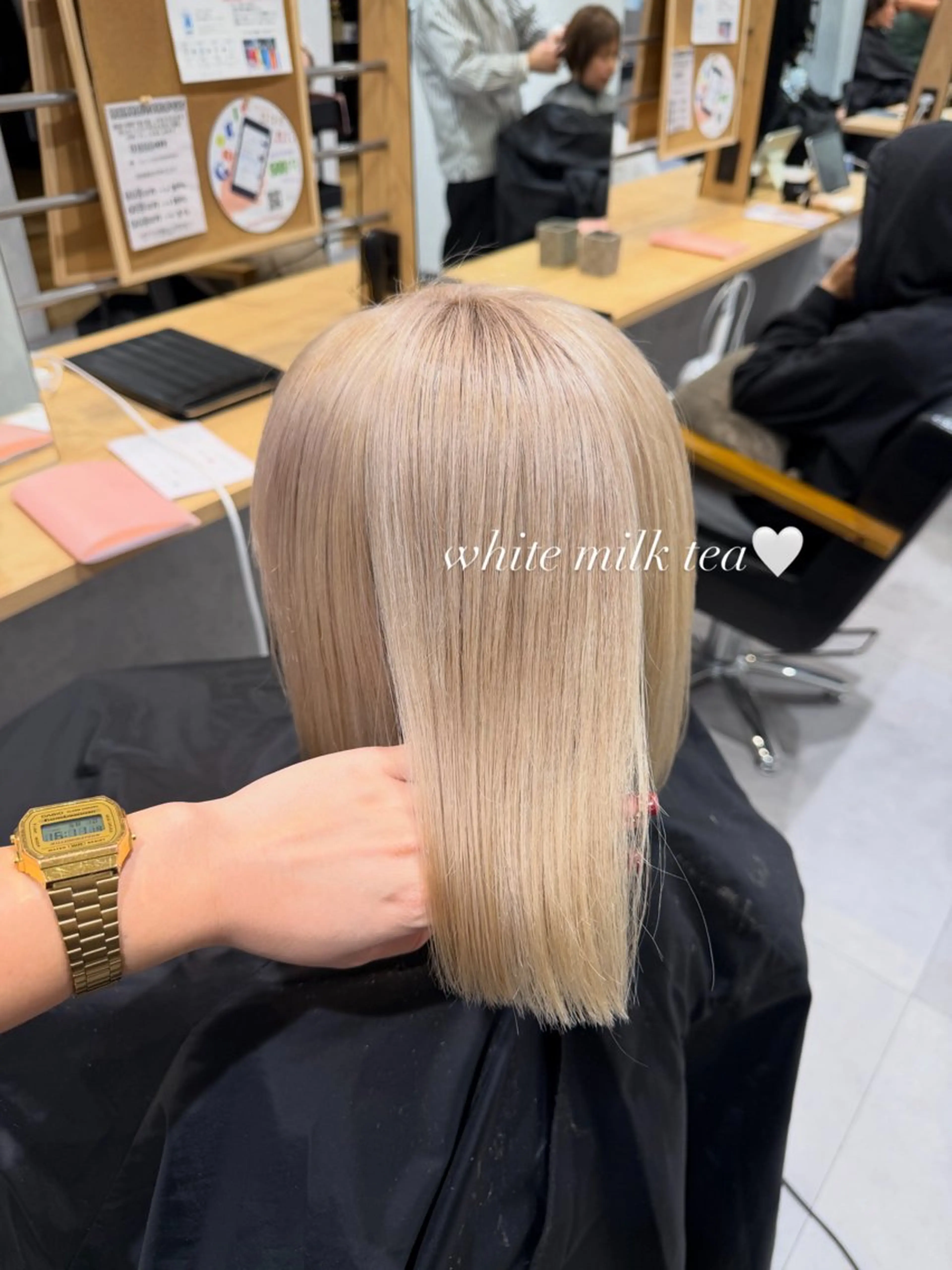 【初めての方はこちら】ダメージレスダブルカラー🔗（カット込み）の写真