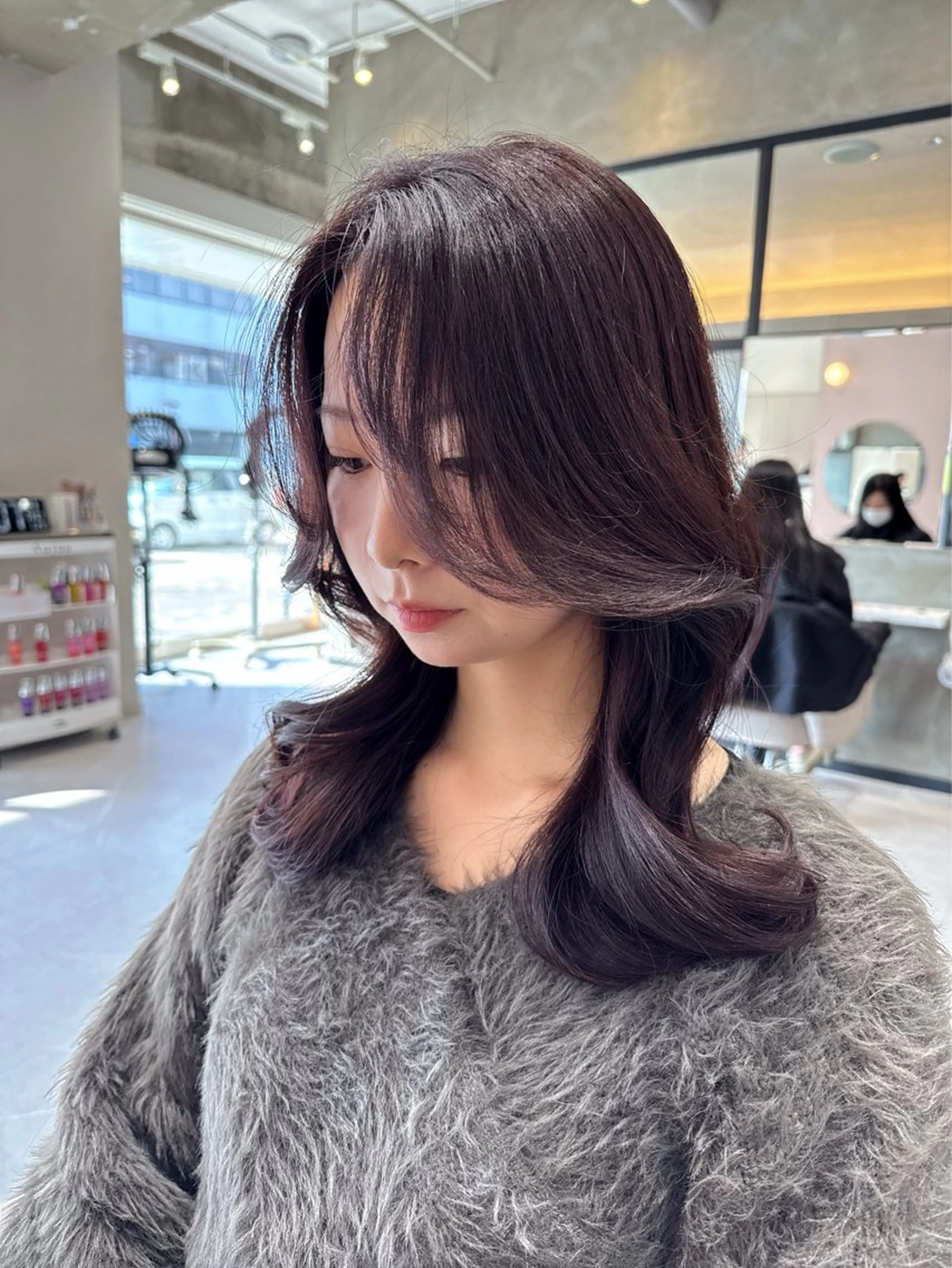 [新規]💛ワンカラー💛韓国カット+髪質改善カラーの写真