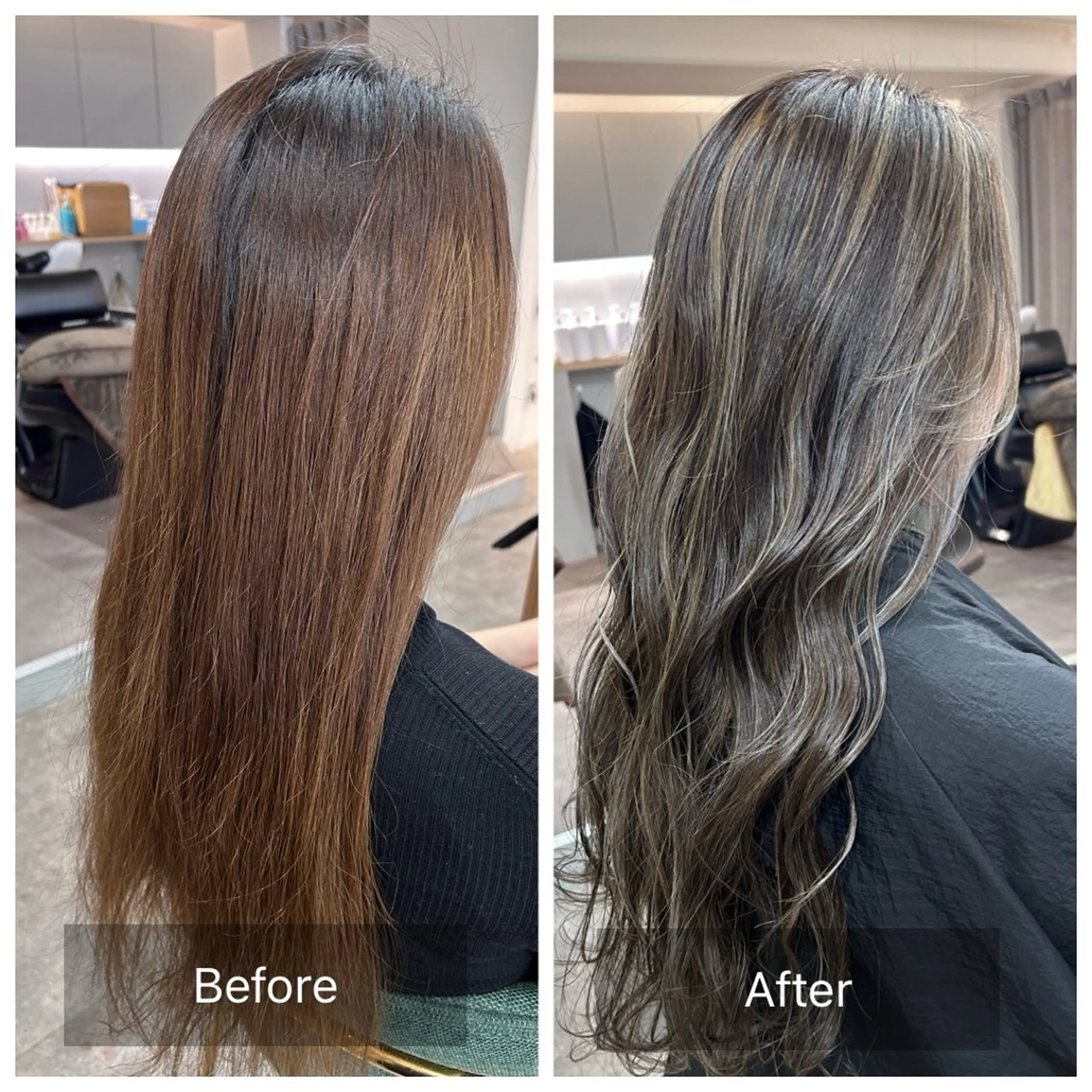 ロング カラー HAIR&MAKE.sia所属・心斎橋韓国ボブ 好原良真のヘアスタイル