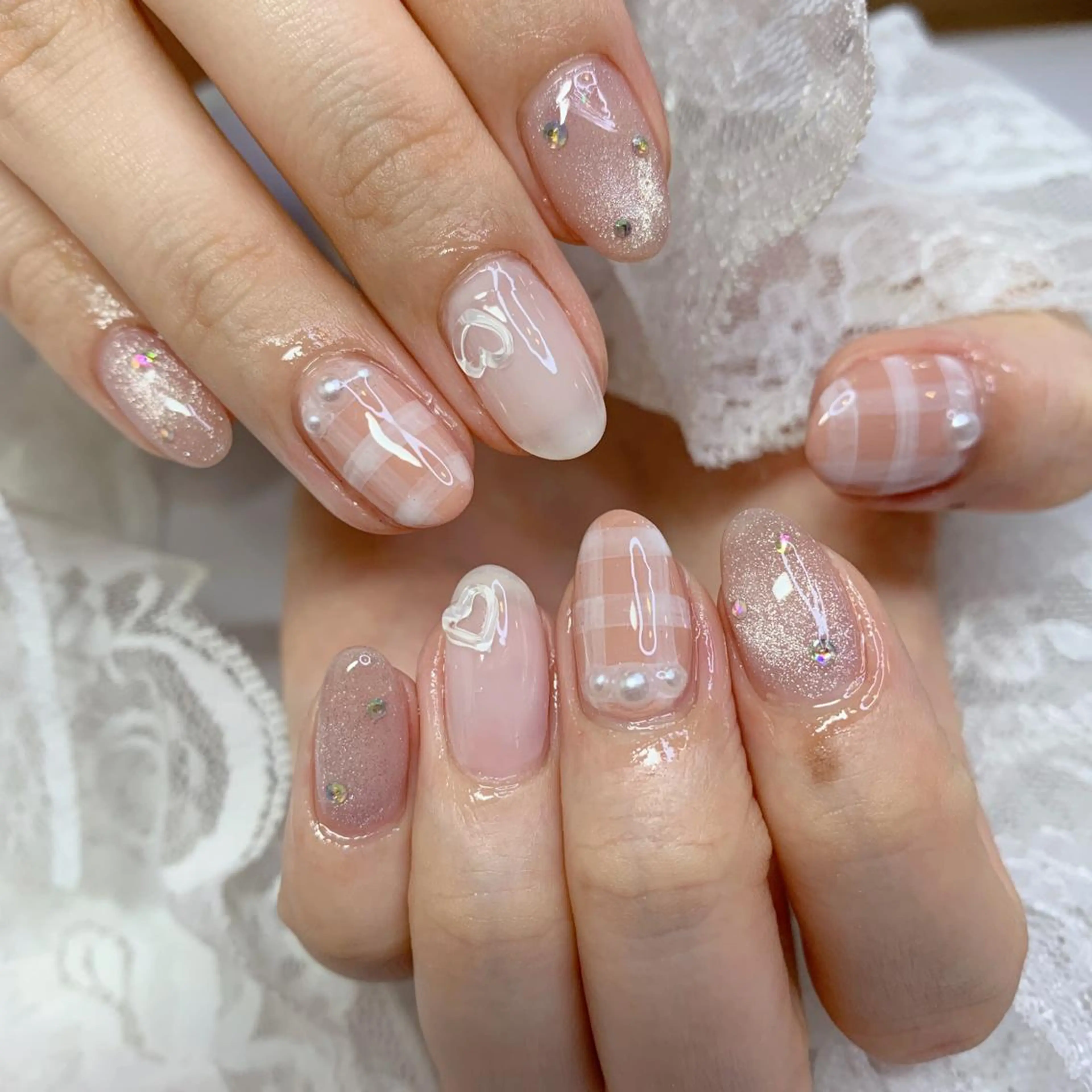 ネイル ハンドネイル La neige* yuki 🐩🌙のネイルデザイン