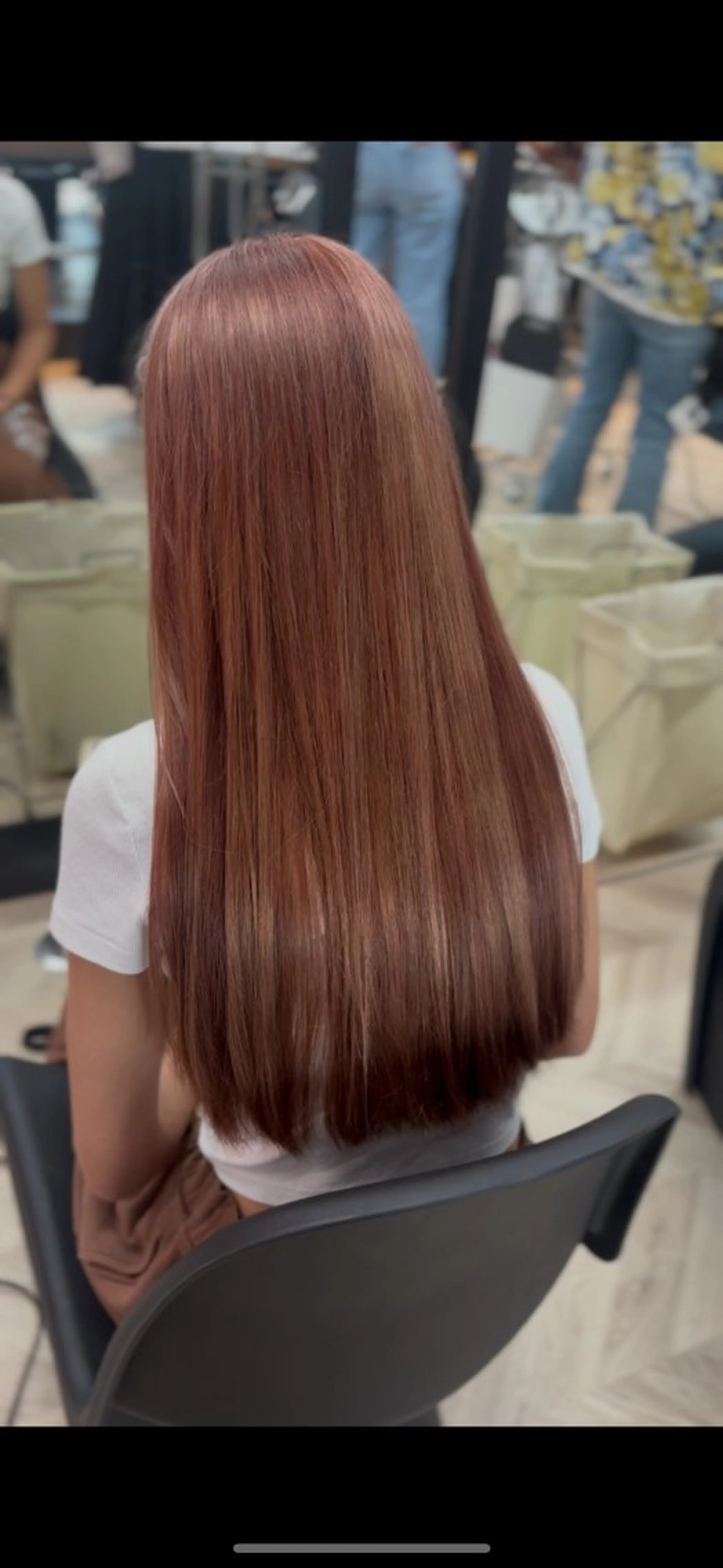 ロング ヘアカラー シールエクステ/まつ ぱ/レイヤー/はるかのマツエク・マツパデザイン