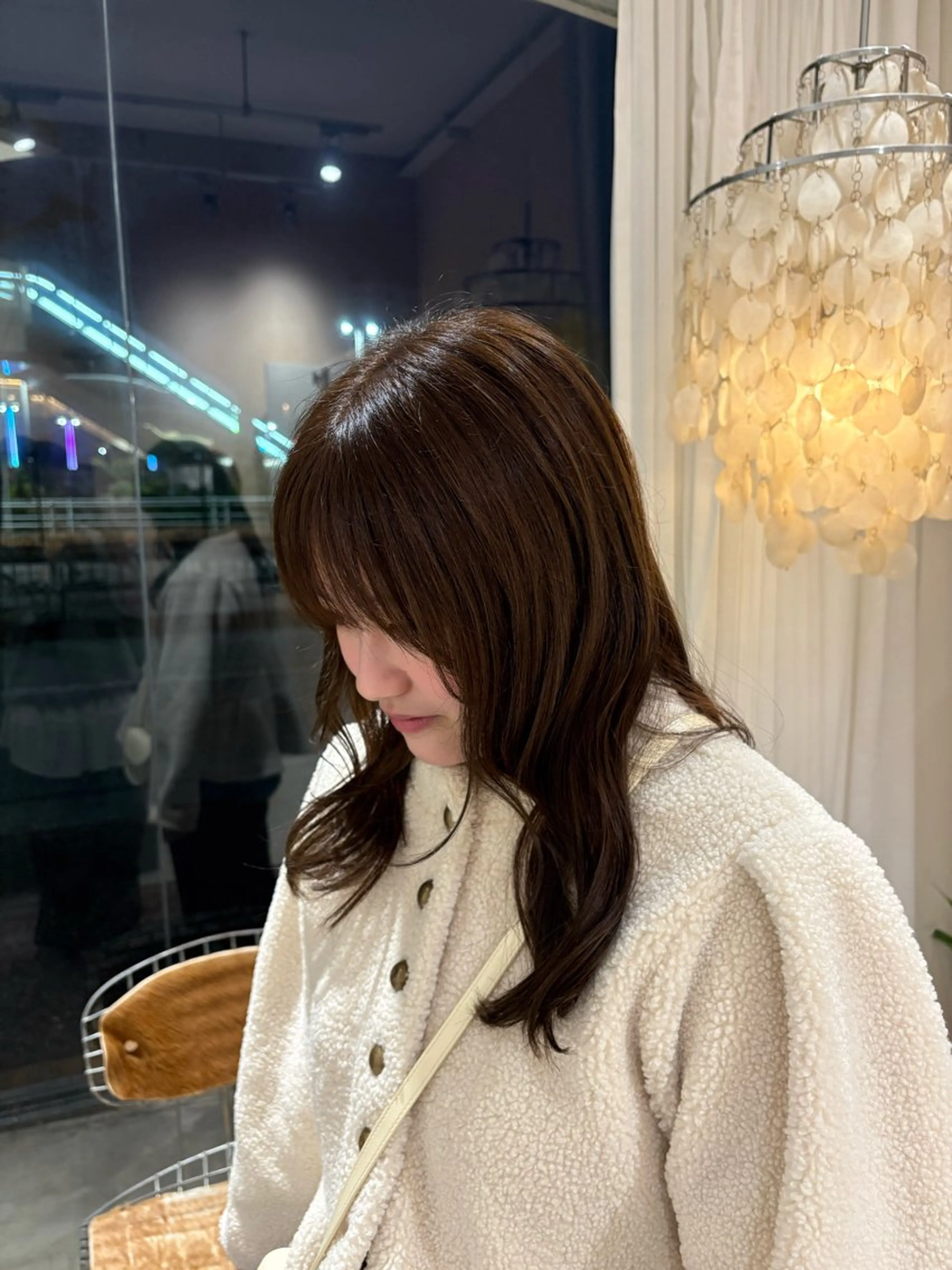 カラー ヘアカラー 池上 琉加のヘアスタイル