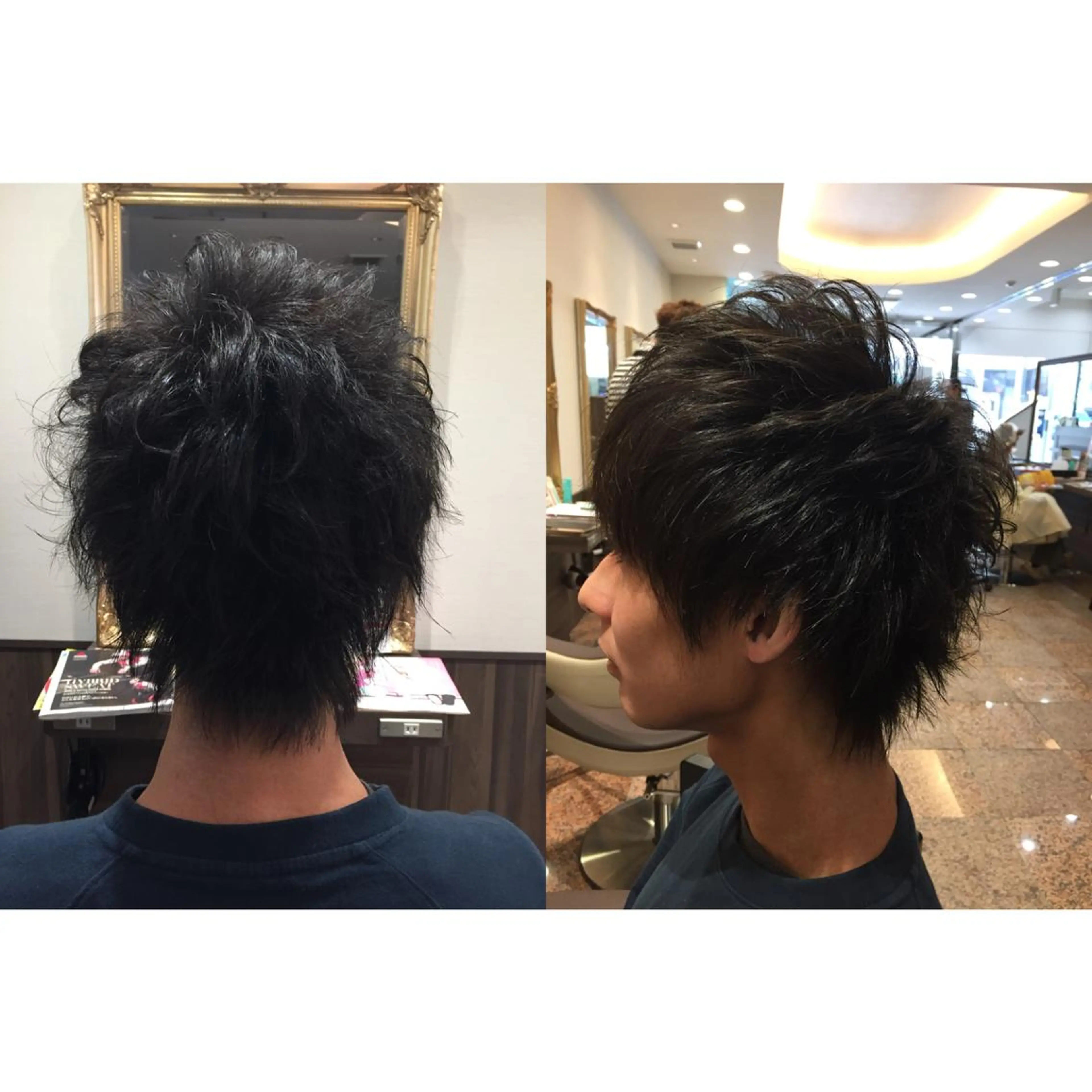 ショート メンズ カット パーマ 内野 光葉のヘアスタイル
