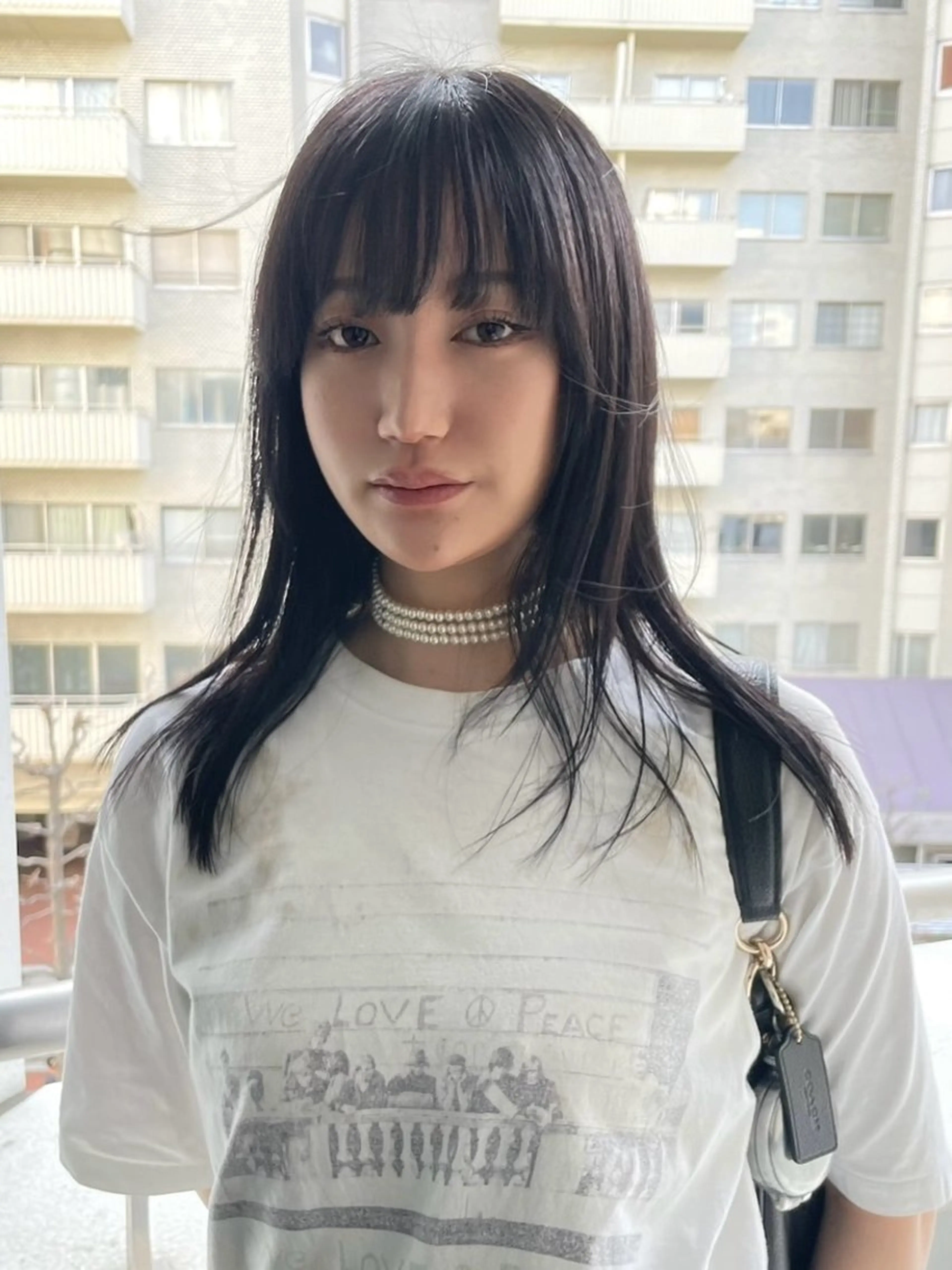 ロング カラー ブリーチ ダブルカラー イヤリングカラー ハイライトカラー ハイトーンカラー カット ヘアカラー トリートメント ヘアセット スパイラルパーマ 🌐hina⭐️のヘアスタイル