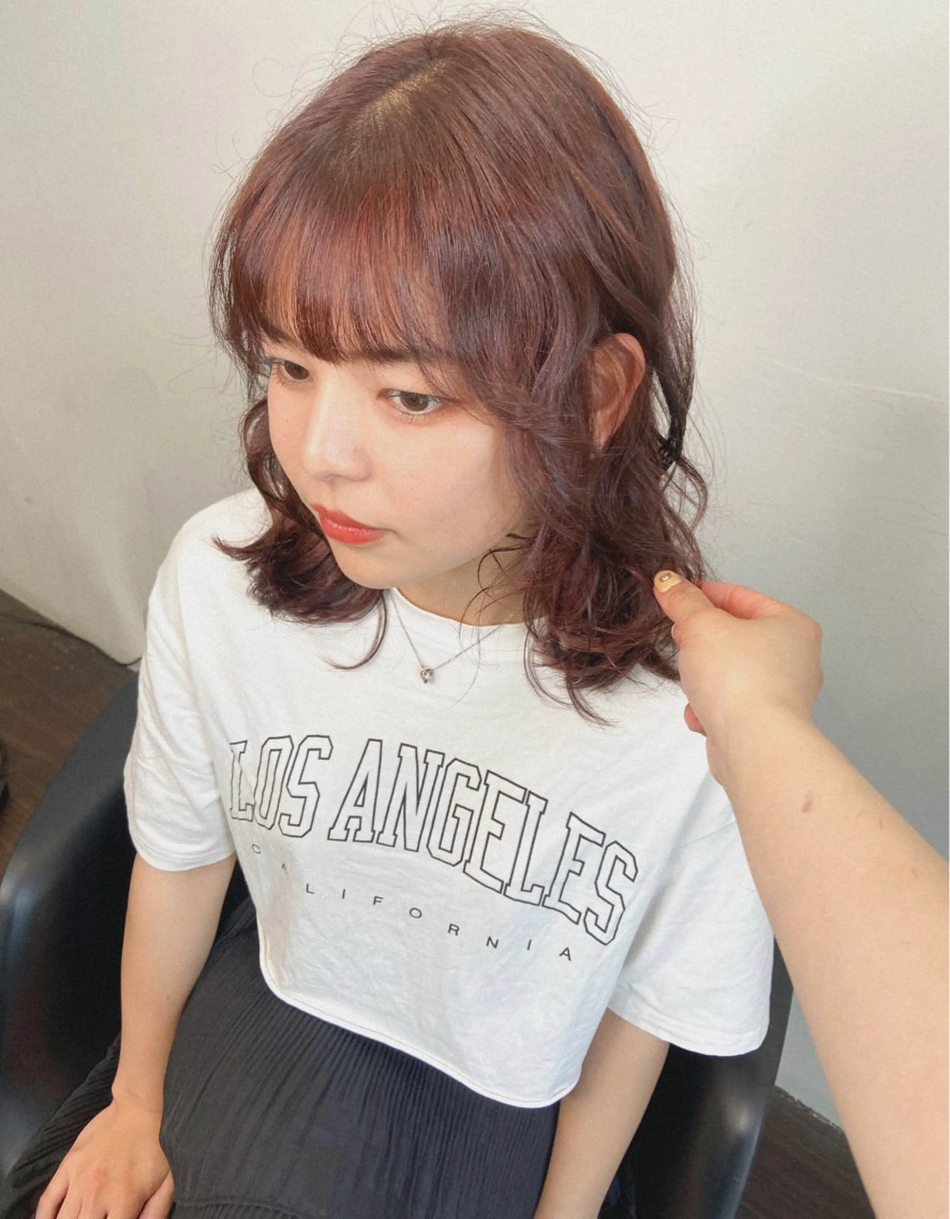 セミロング カラー パーマ ヘアアレンジ 🌼似合わせのプロ 心斎橋/rena🌼のマツエク・マツパデザイン