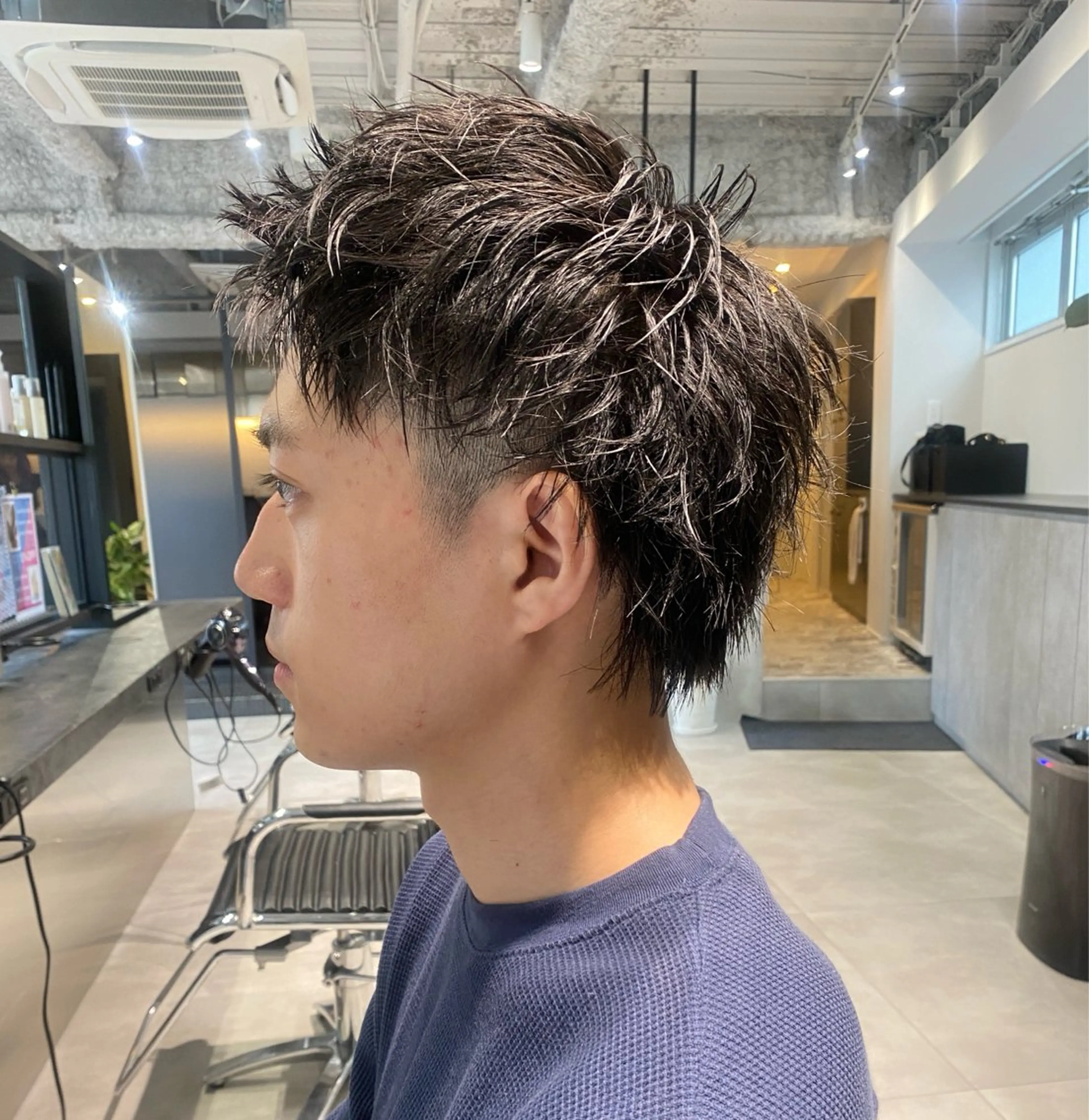 ショート メンズ カット トリートメント メンズ特化🔥再現度 高カット/パーマ/元のヘアスタイル