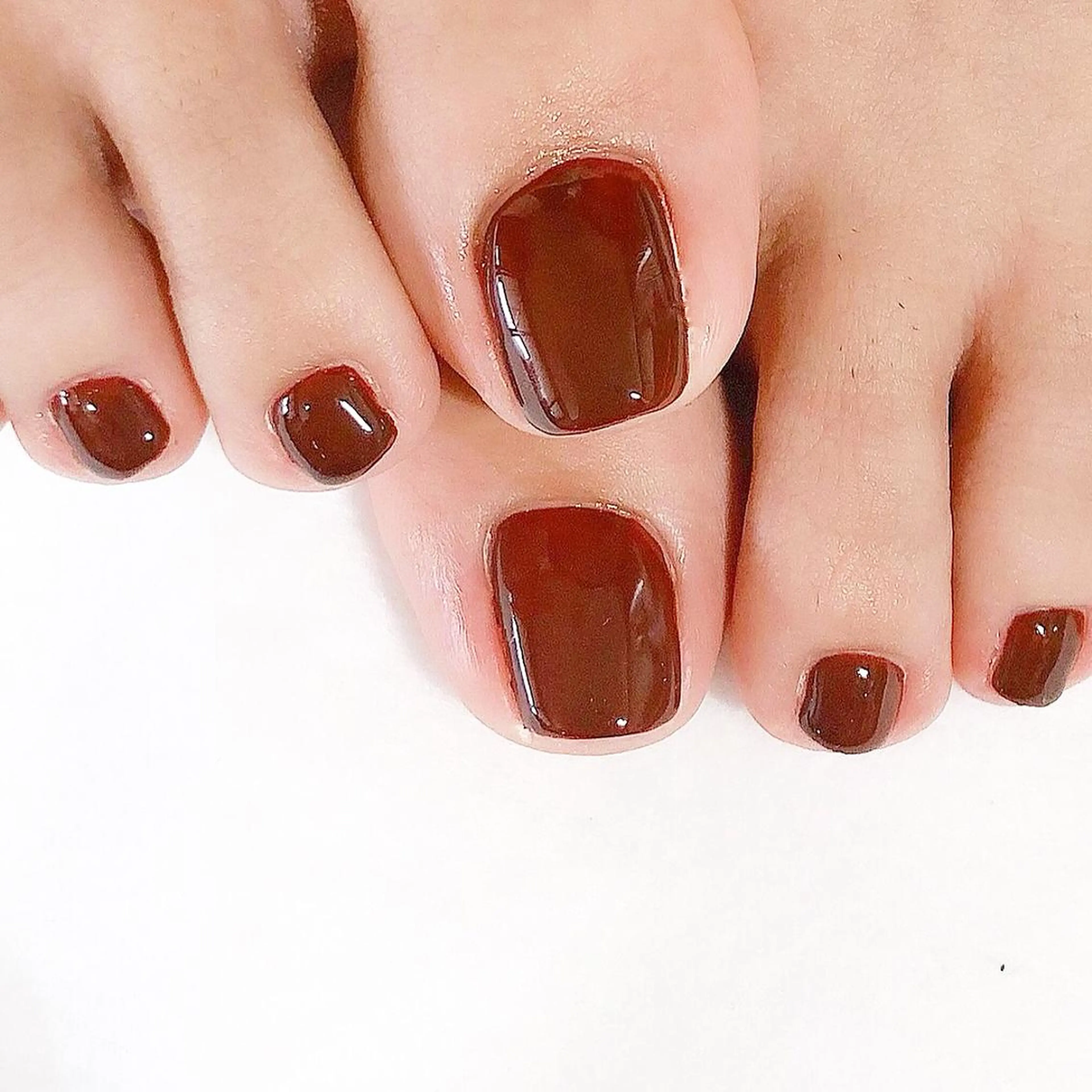 ネイル ワンカラーネイル 東 千夏のネイルデザイン