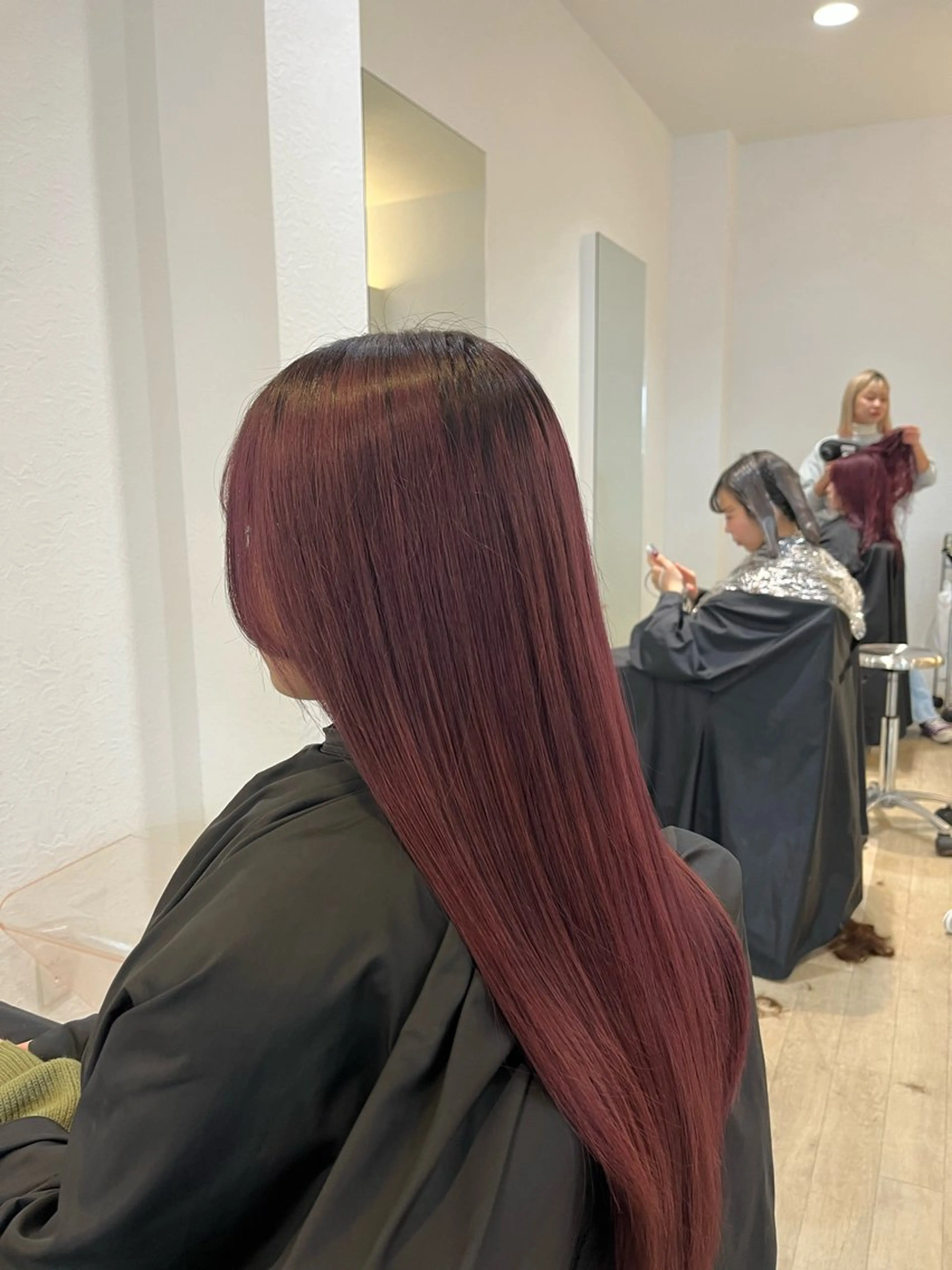 セミロング ヘアカラー [Tidehair] Riruのヘアスタイル