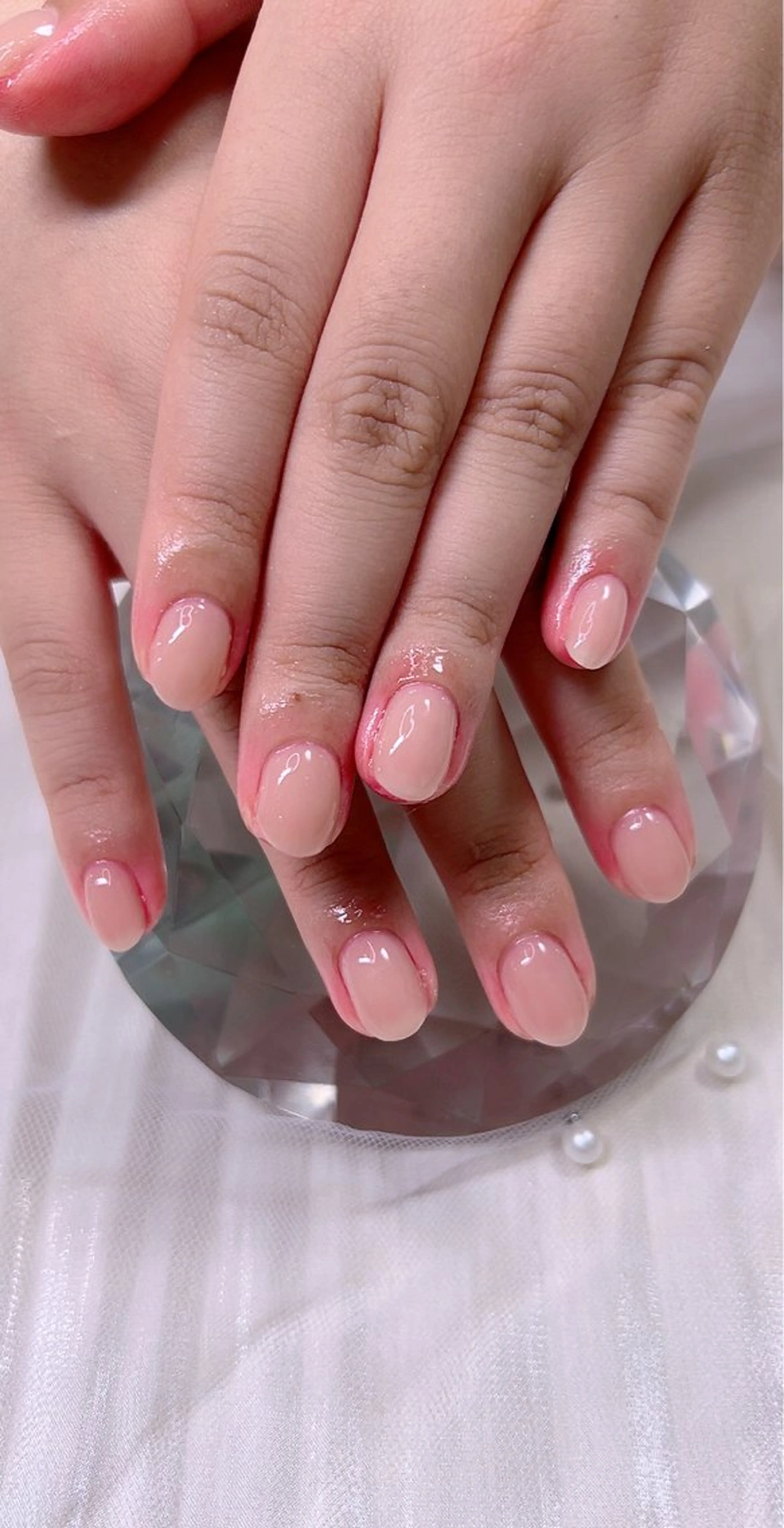 ネイル オフィスネイル ワンカラーネイル シンプルネイル Cute Tips nailのネイルデザイン