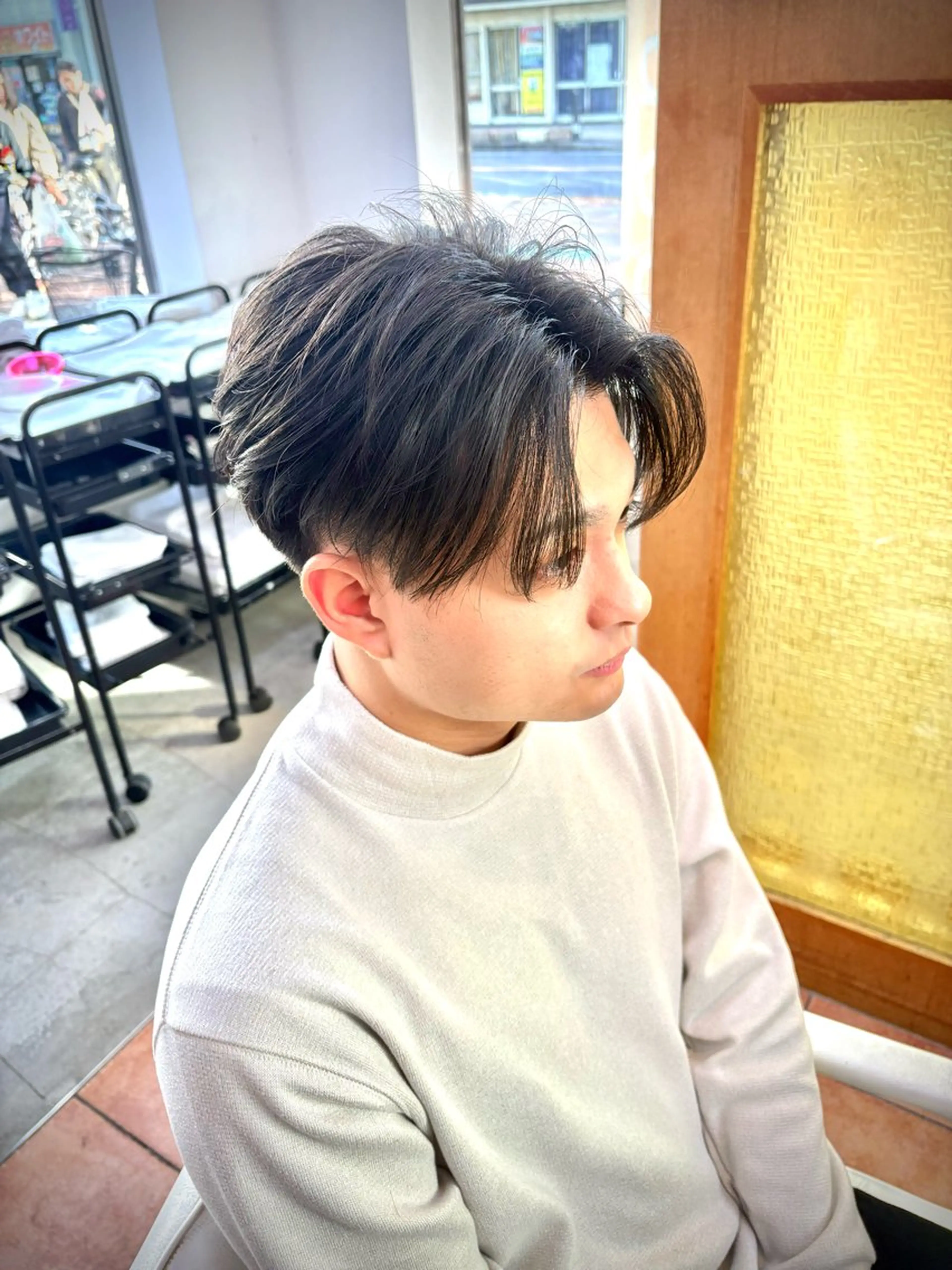 メンズ カット 縮毛矯正 相模大野メンズ パーマ　仁翔のヘアスタイル