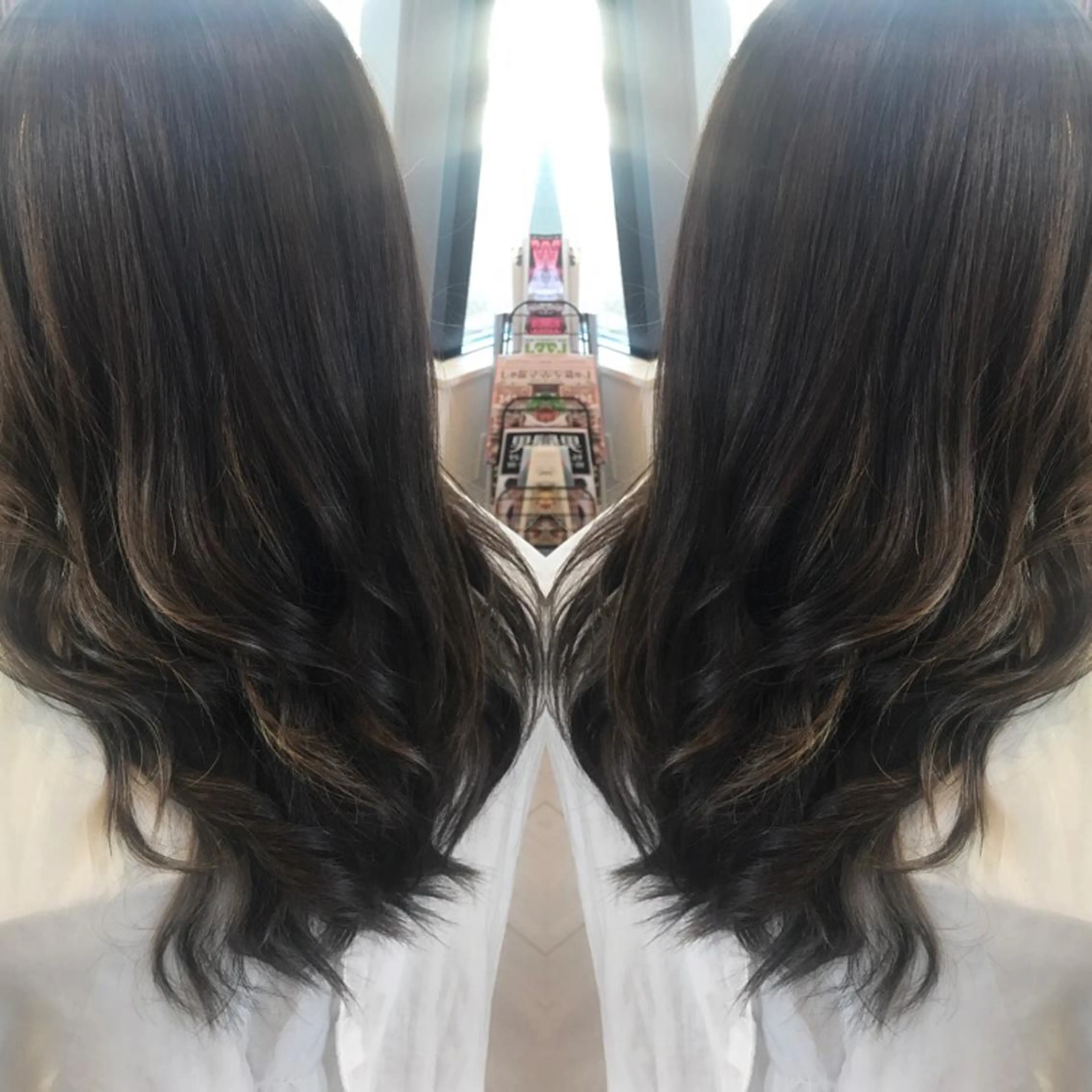 ロング カラー 茂木 良太のヘアスタイル