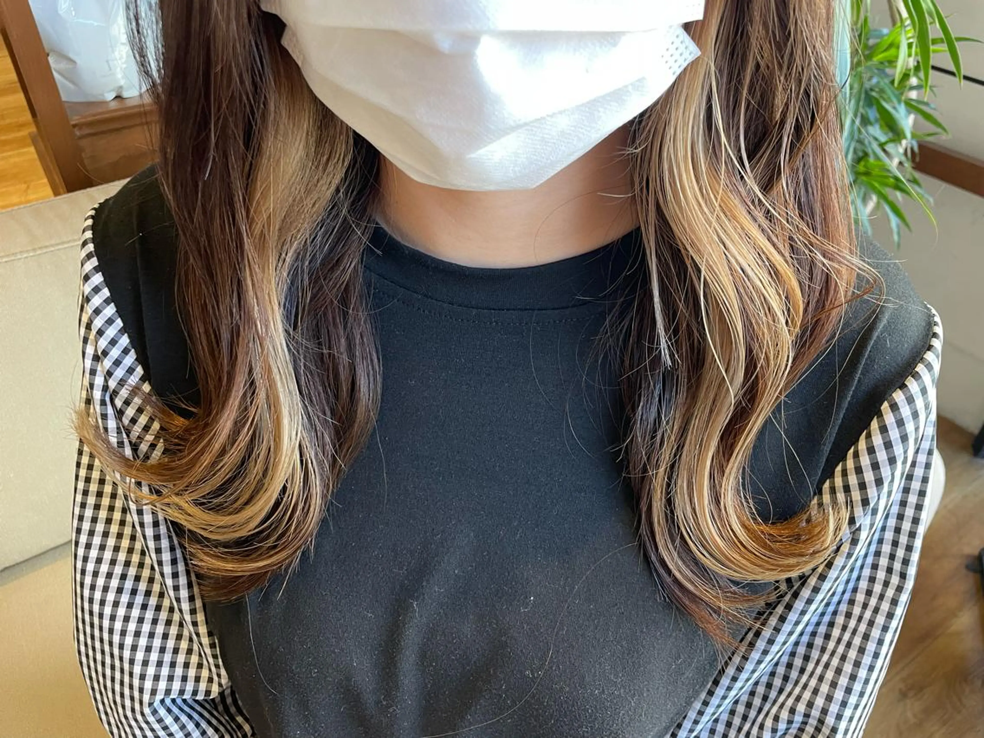 セミロング ヘアカラー トリートメント ◇おの あすか◇のヘアスタイル