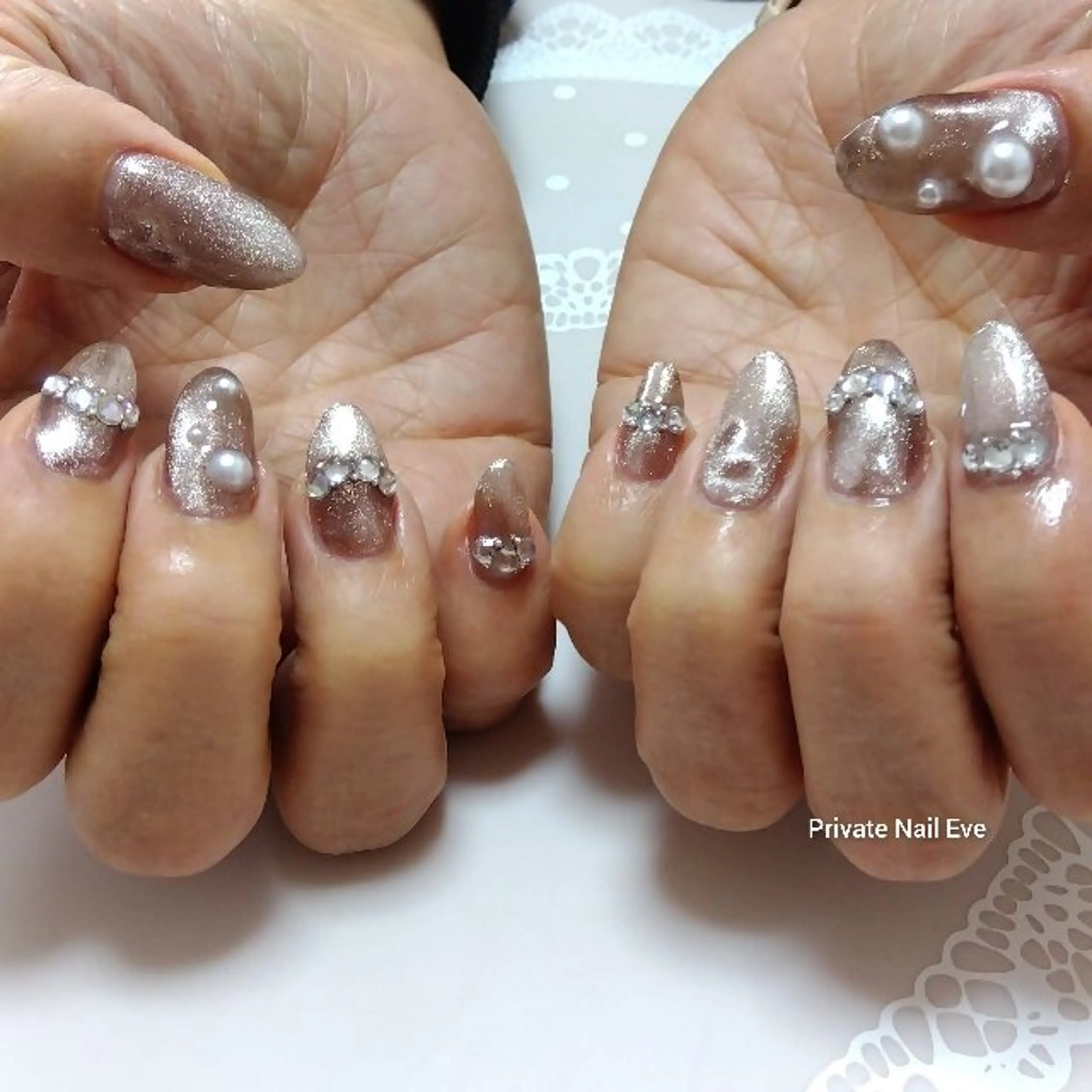 ネイル マグネットネイル ハンドネイル ネイル junkoのネイルデザイン