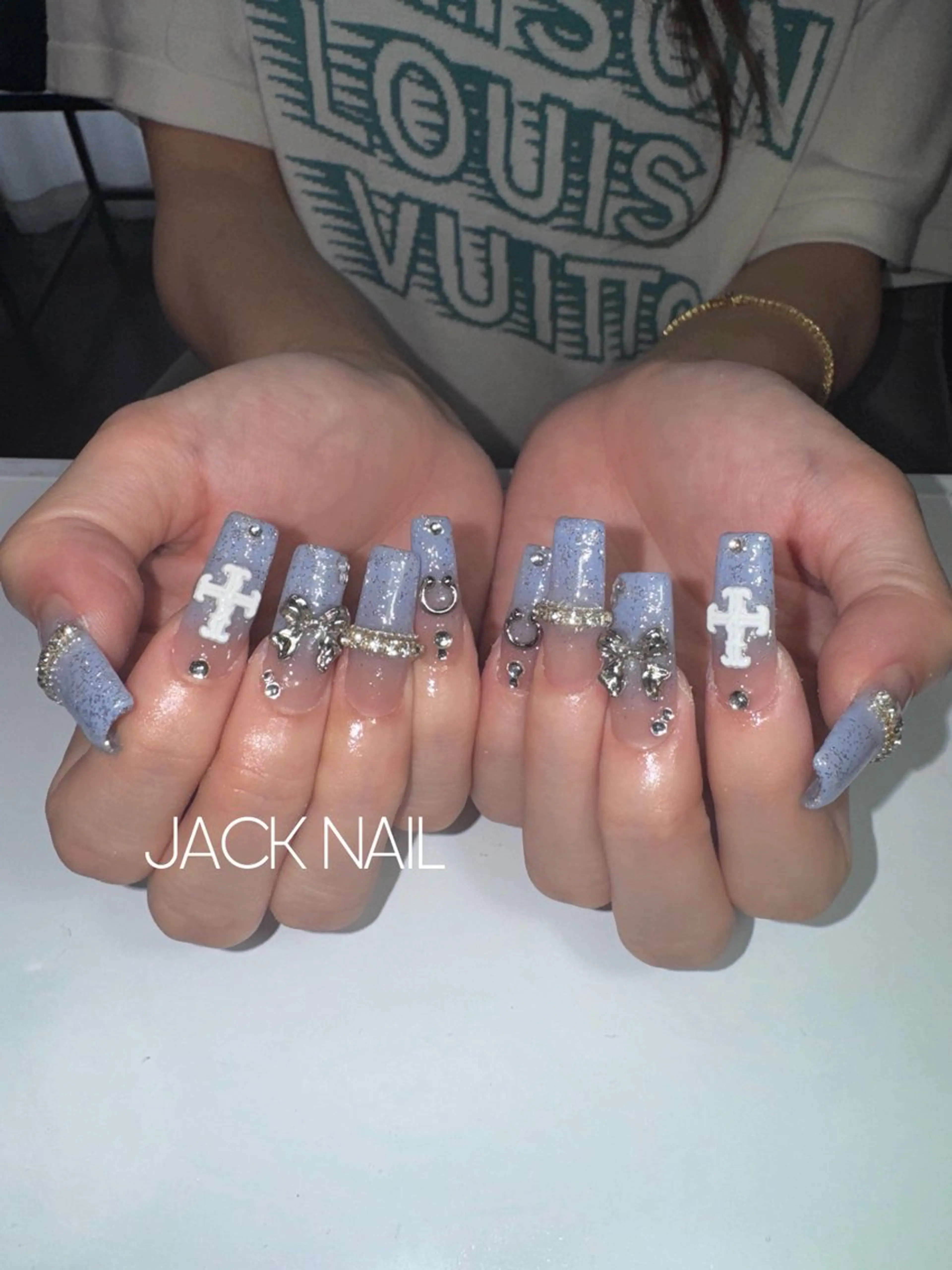 ネイル ハンドネイル JACK NAIL 💜Ayakaのネイルデザイン