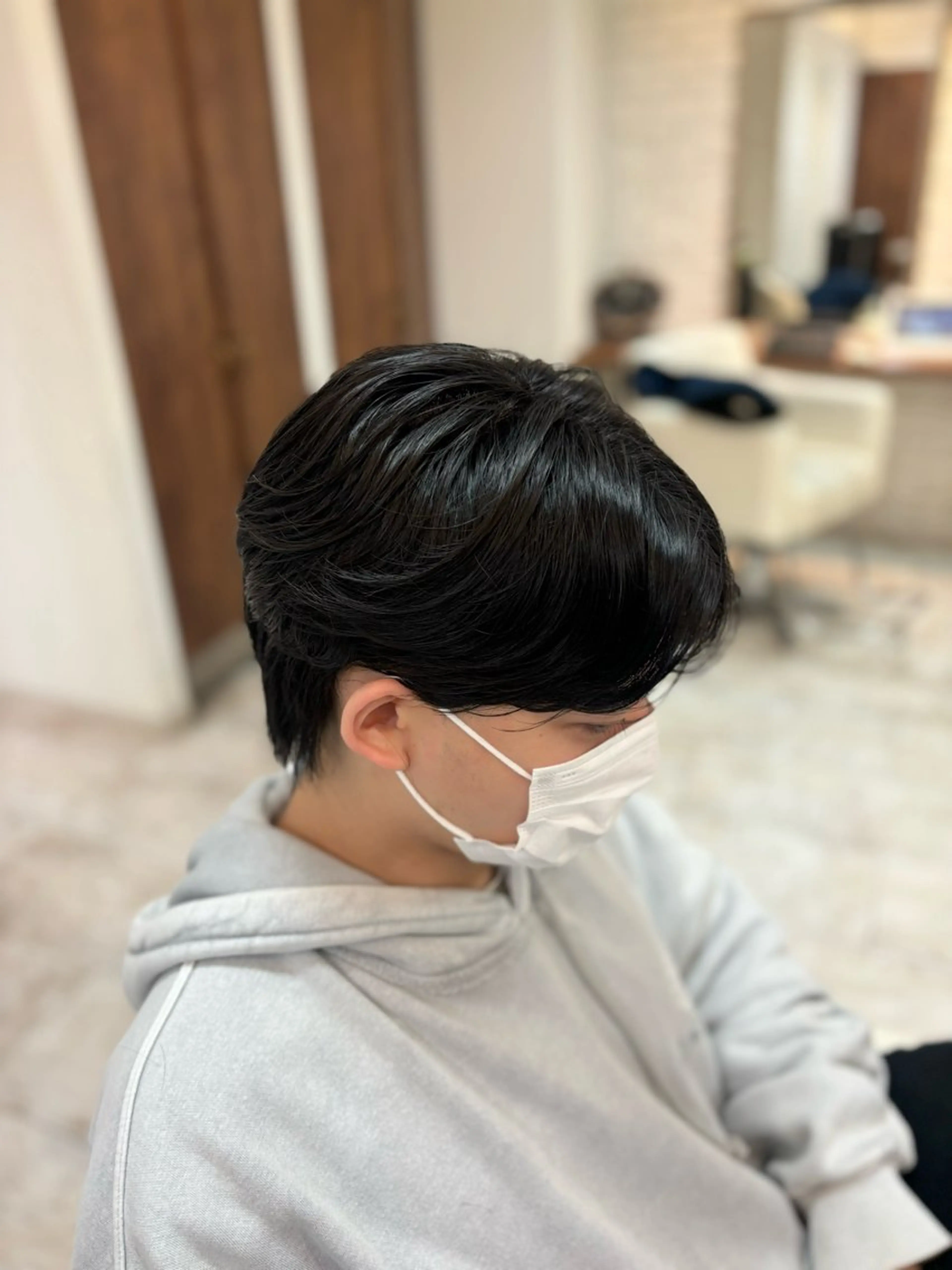 【ミニモ学割🌷メンズ】 U24⭐️カット+パーマ/カルマ /ニュアンス/フェザー (次回40%OFFクーポン付き✨)の写真