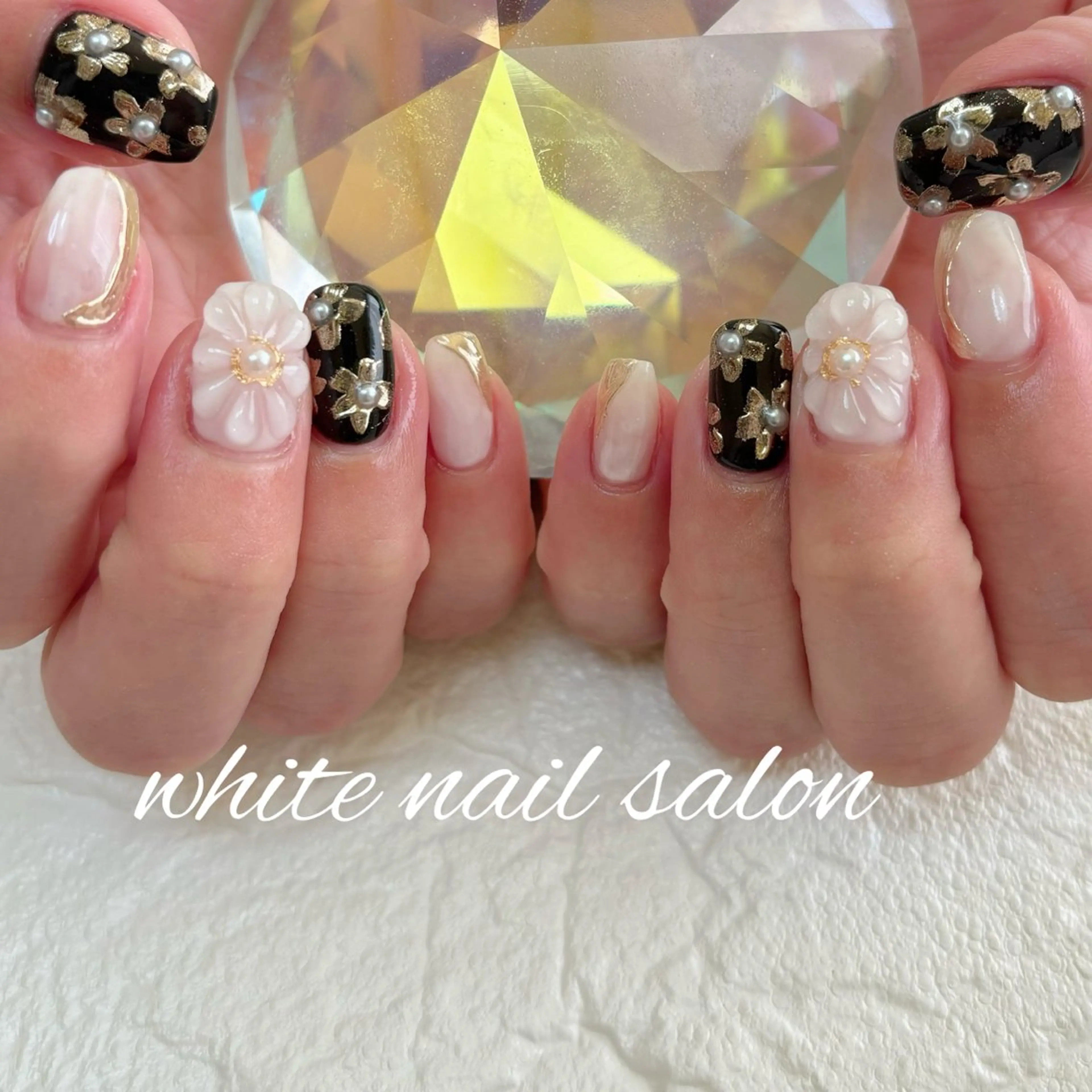 ネイル フットネイル ハンドネイル white nail salonのネイルデザイン