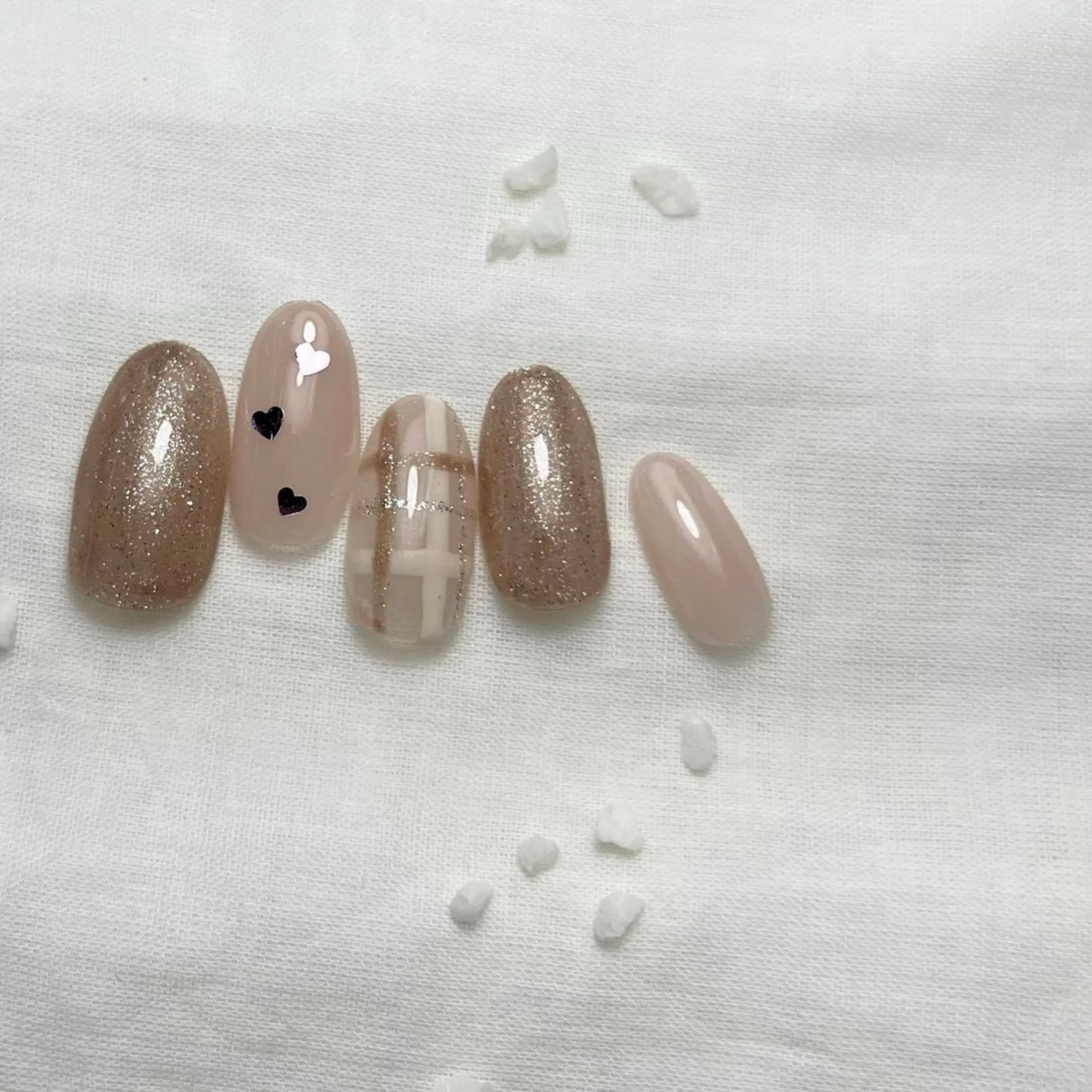 ネイル ⭐︎休業中の練習⭐︎ JNA認定講師髙橋のネイルデザイン