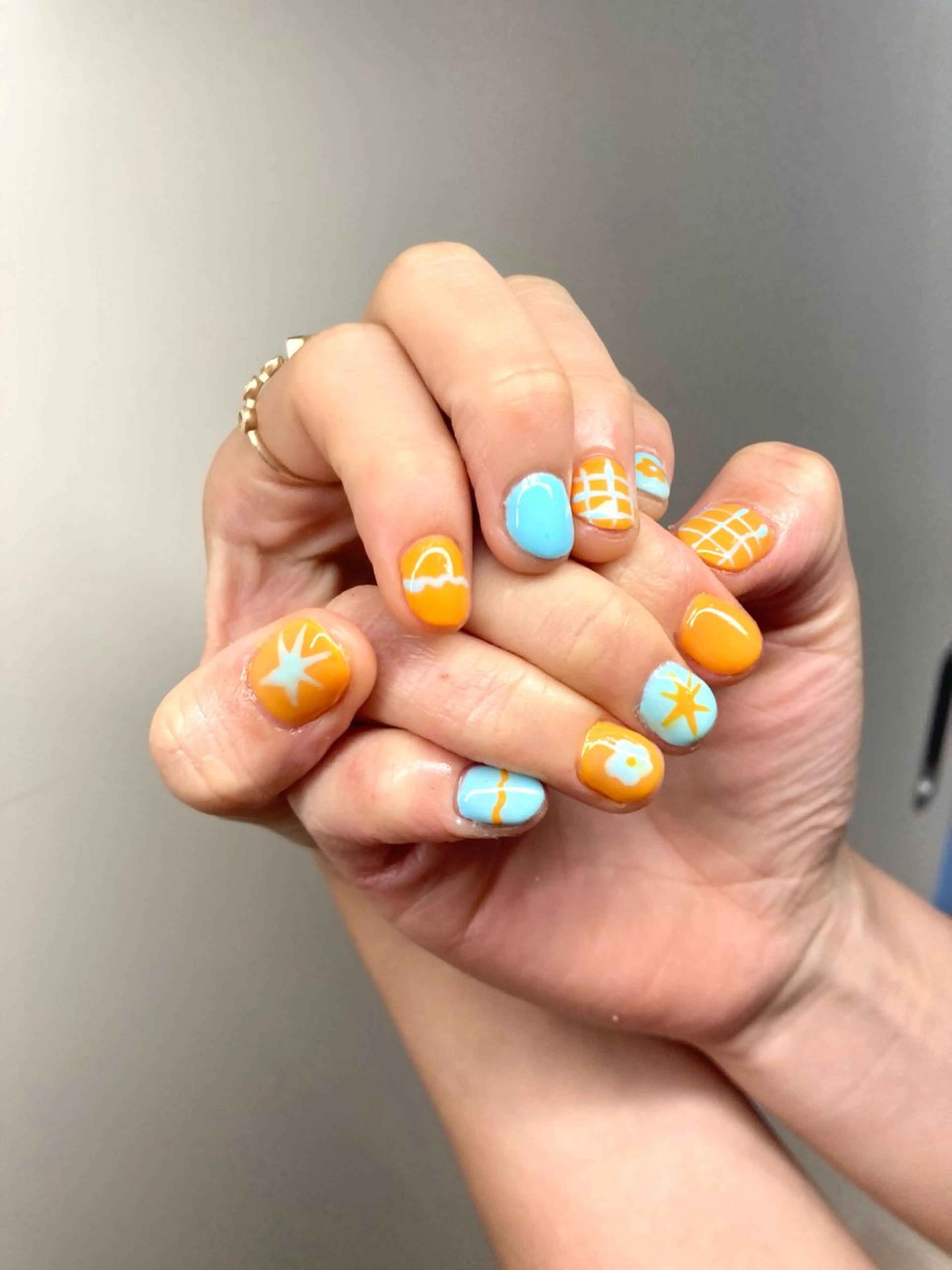 ショート ハンドネイル RANUN さおりのネイルデザイン