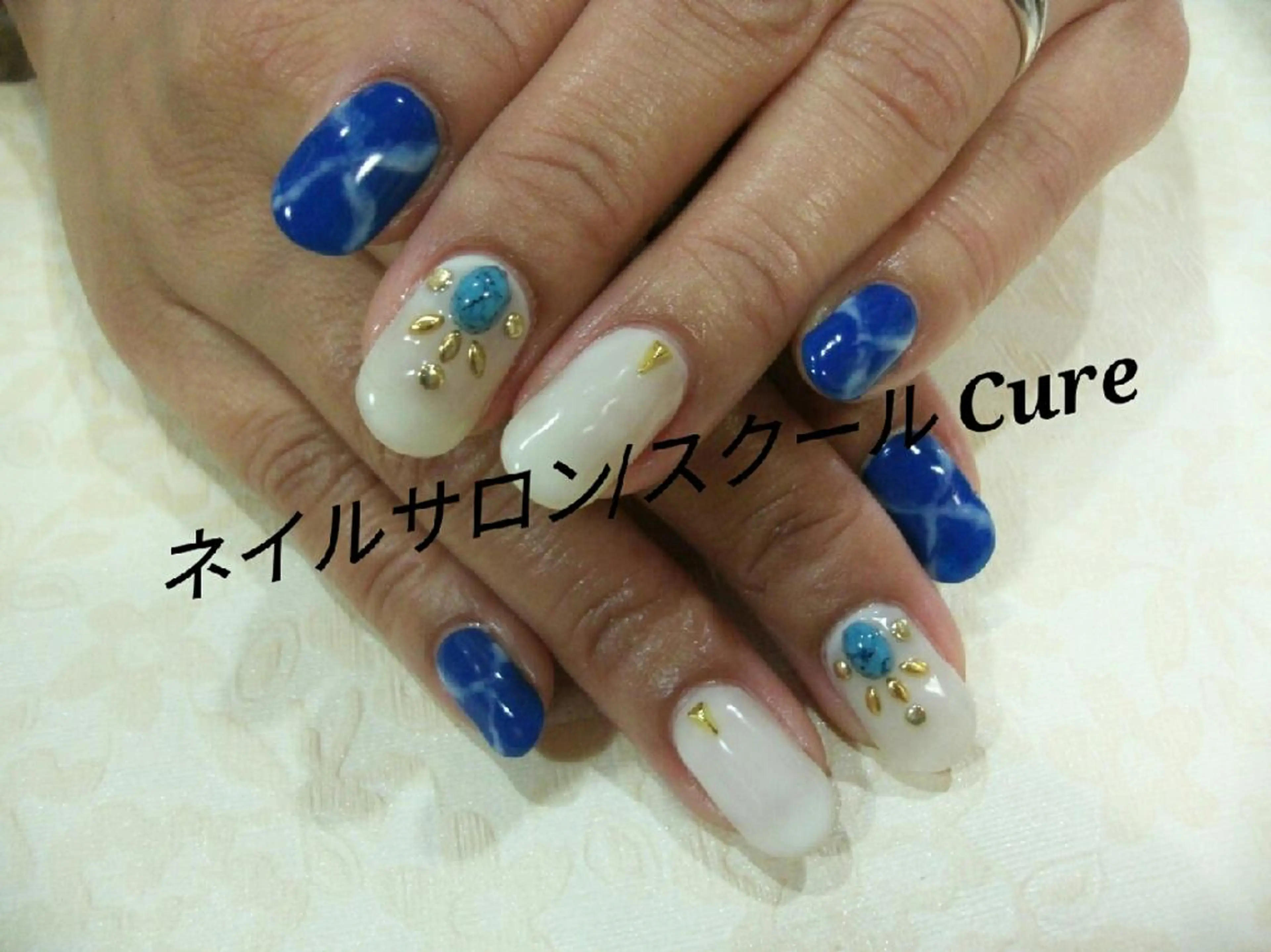 ミディアム ネイル ネイルサロン Cureのネイルデザイン