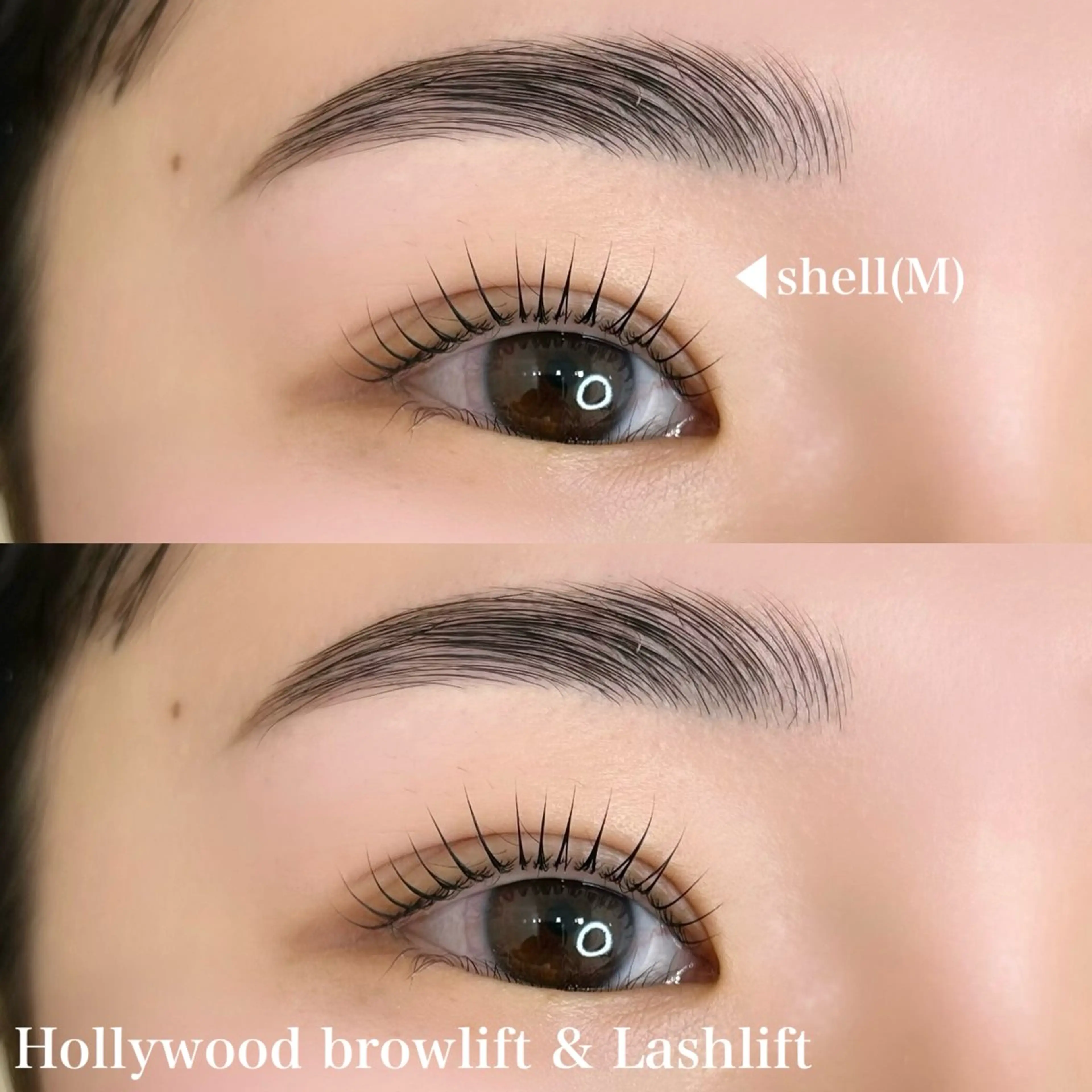 【4月限定☘️】パリジェンヌラッシュリフトorまつ毛パーマ&ハリウッドブロウリフト⛓️ 束感仕上げあり⛓️💥の写真