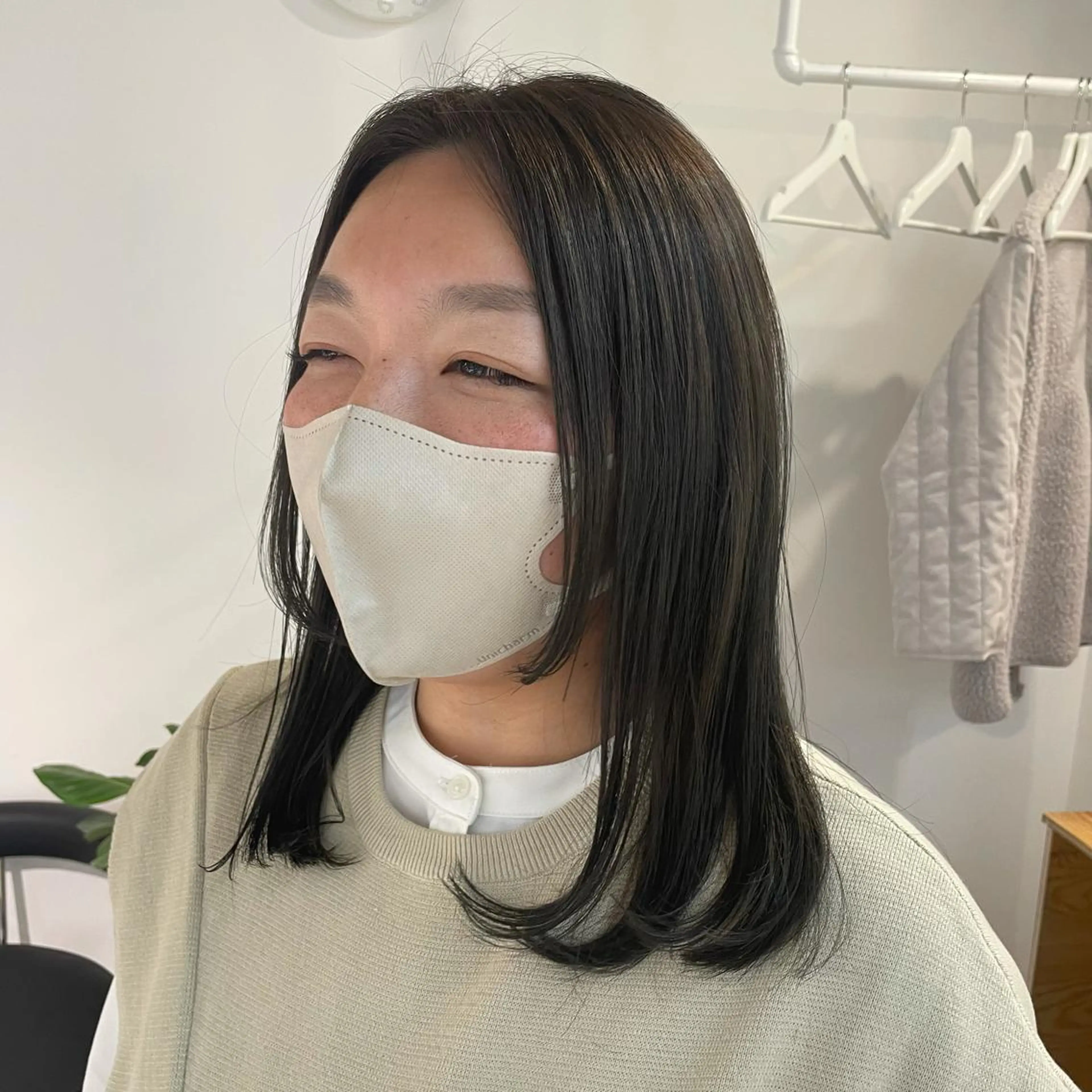 セミロング カット ヘアカラー トリートメント fit/ madokaのヘアスタイル