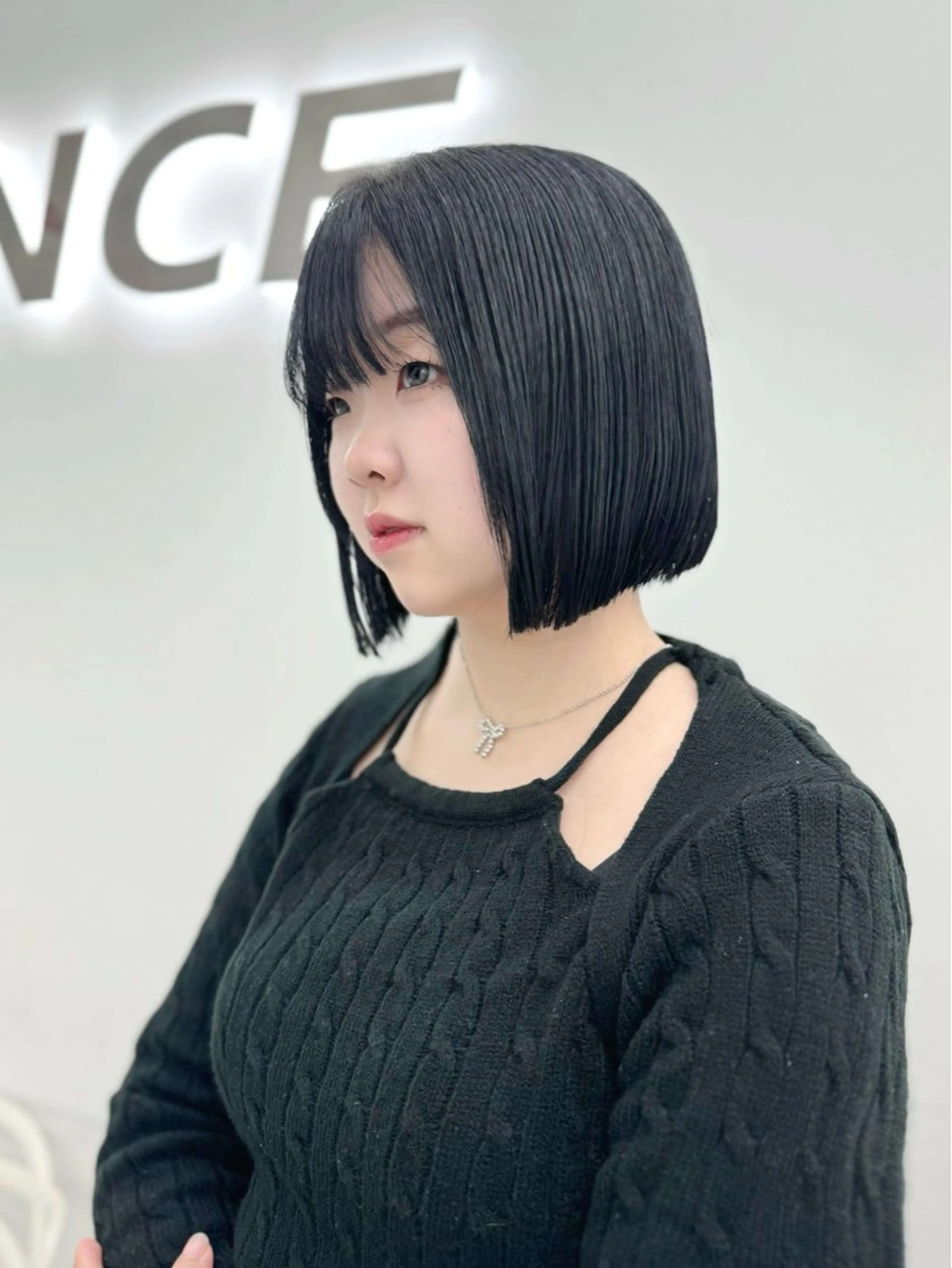 ショート カラー ヘアアレンジ 縮毛矯正🤍 盛れるボブ/ひかりのヘアスタイル