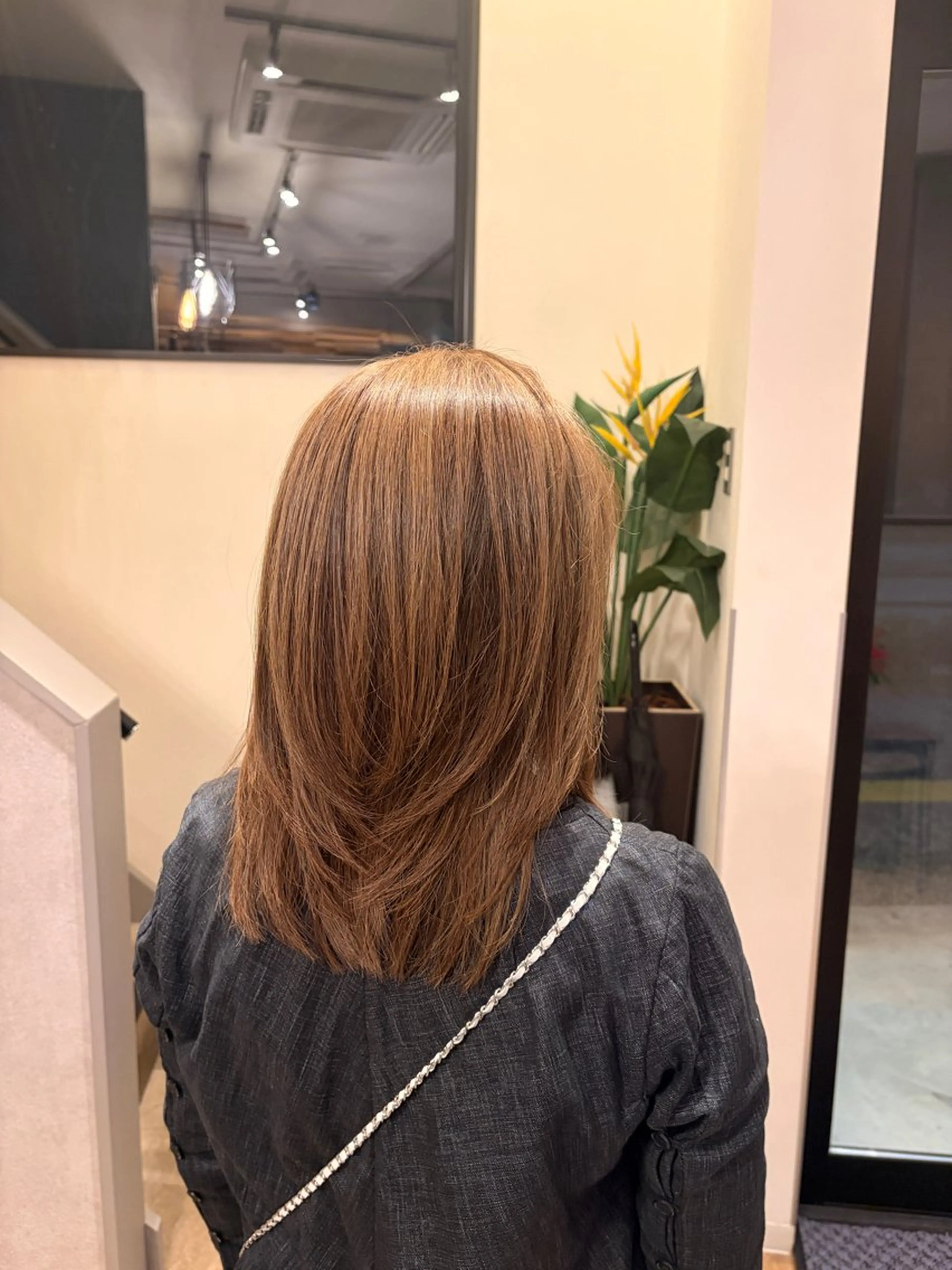 ミディアム 安倍 辰哉のヘアスタイル