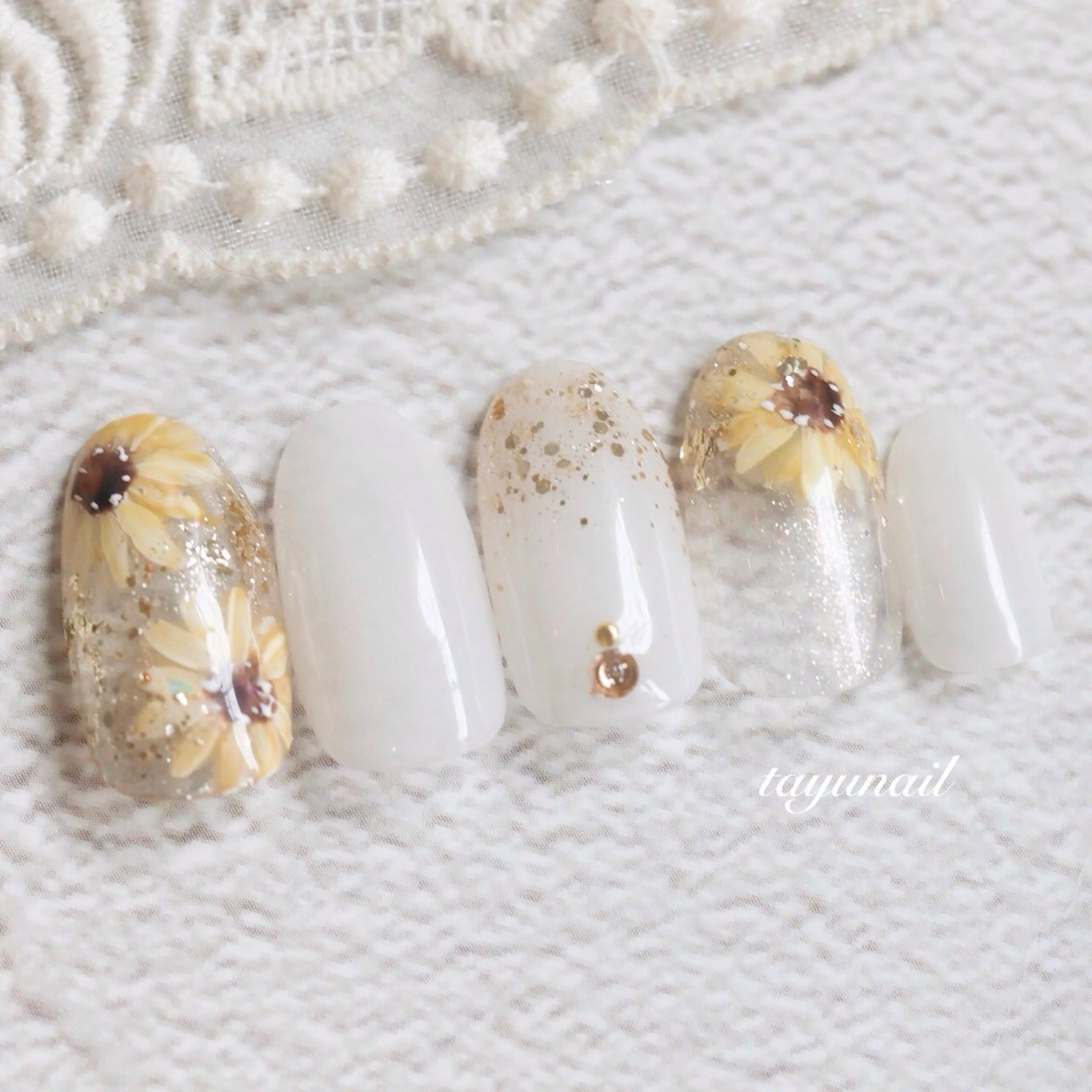 ネイル アートネイル ジェルネイル パラジェル ハンドネイル ネイルサロン 【たゆnail】のネイルデザイン