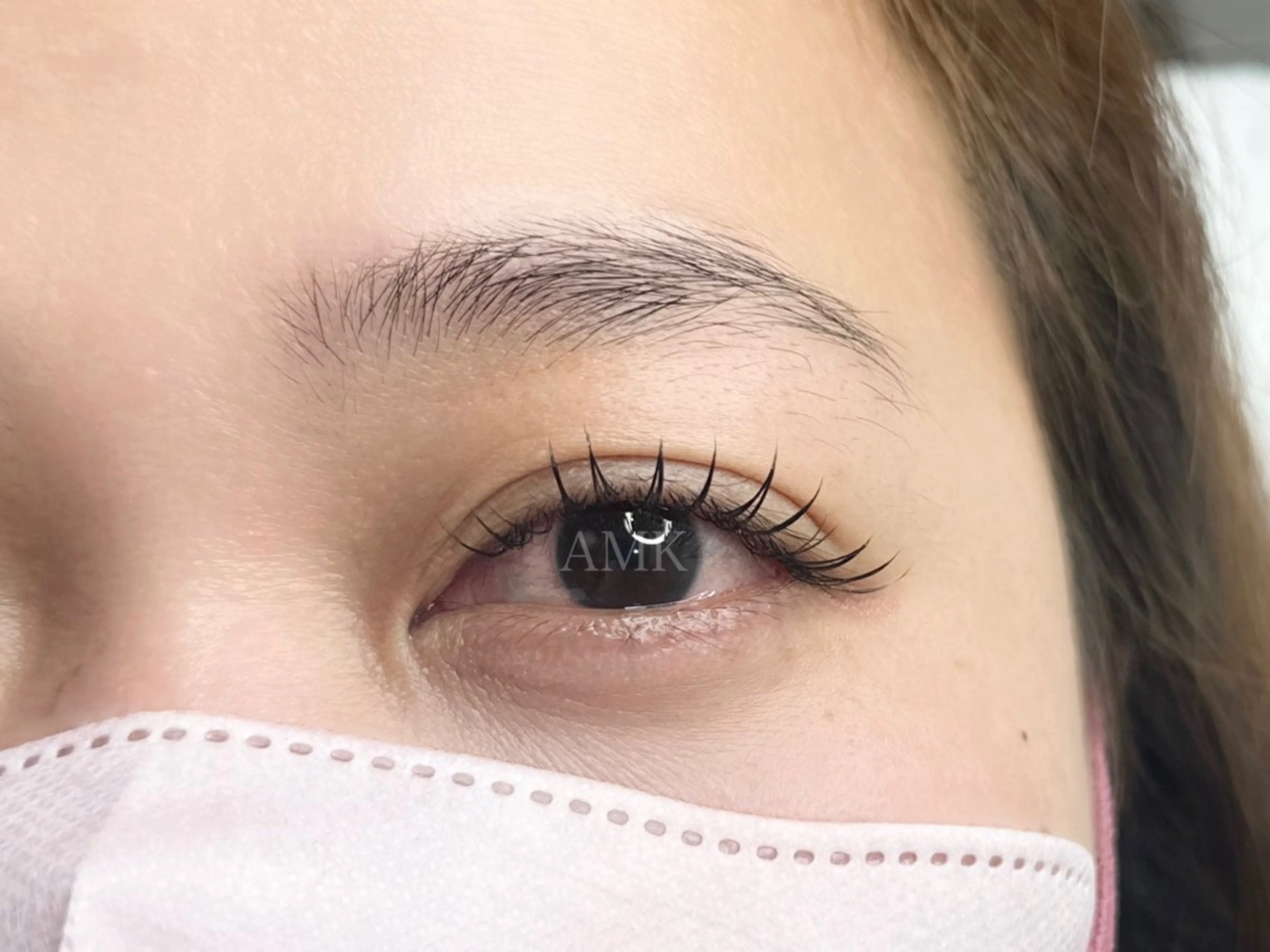 マツエク・マツパ 束感まつ毛 カラーマツエク フラットラッシュ パリジェンヌラッシュリフト まつげパーマ マツエク 🍓 KaNan🍓のマツエク・マツパデザイン