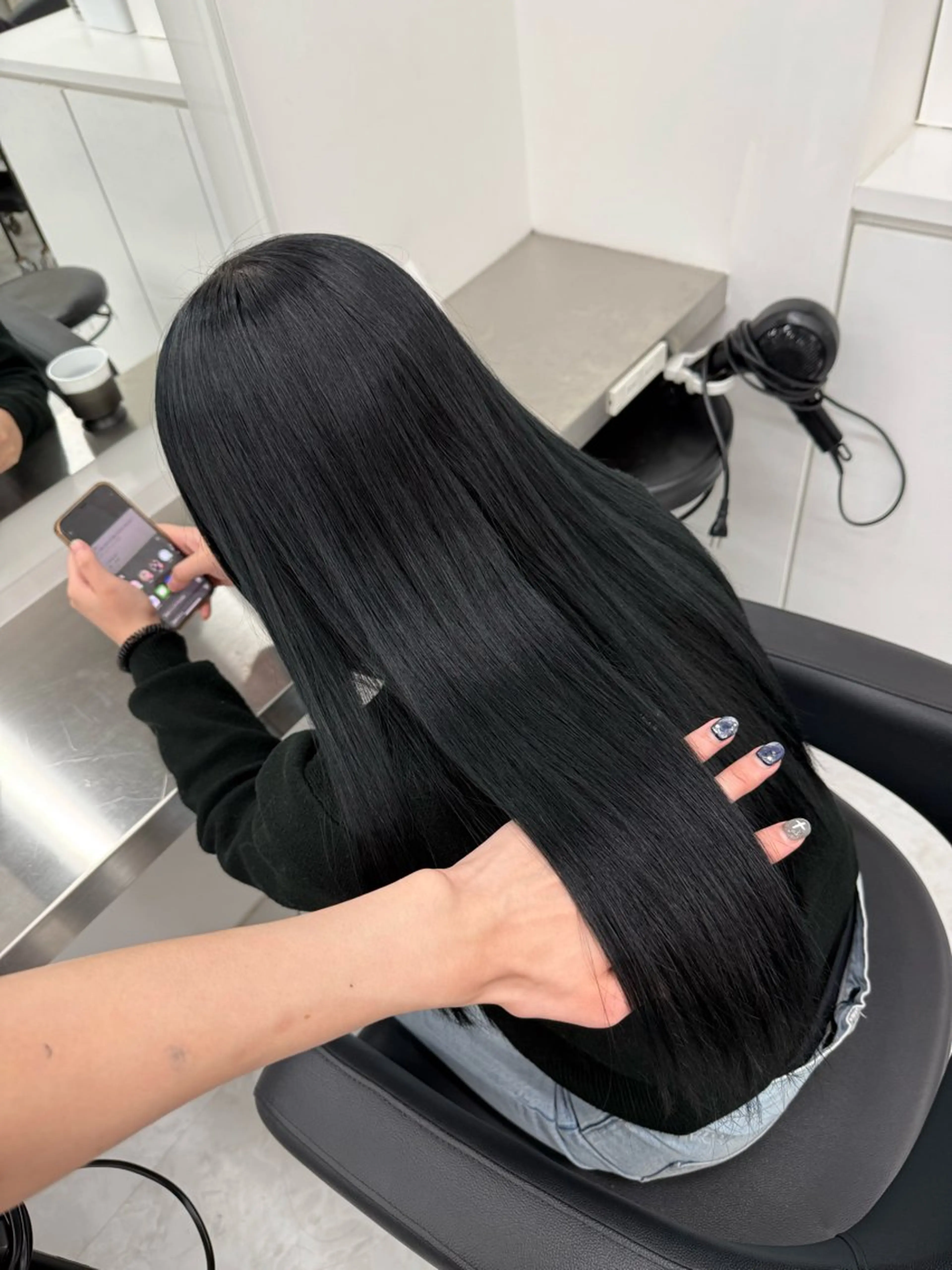 ロング カラー 中韓レイヤー/ ブラウン🤎はやとのヘアスタイル