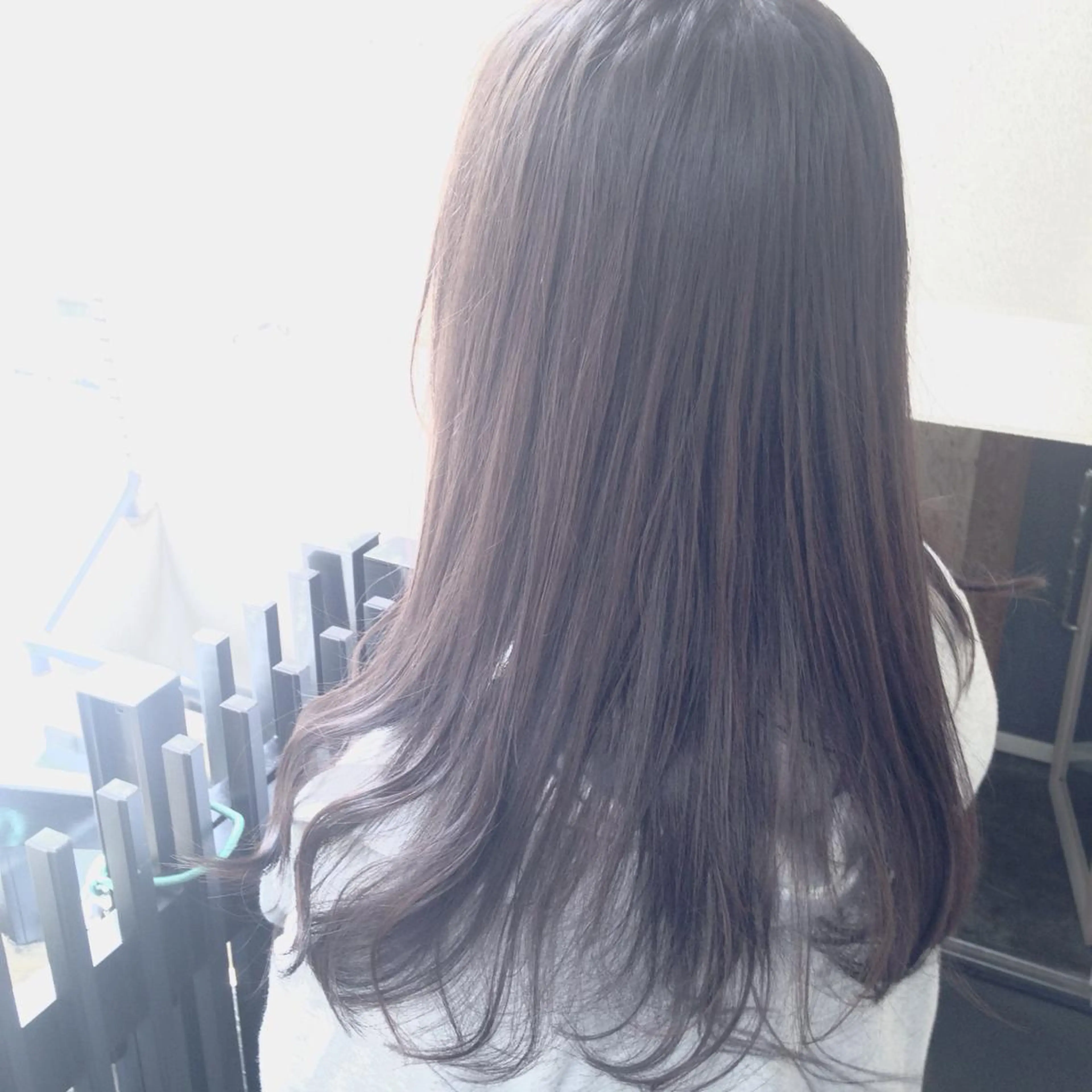 セミロング カラー アッシュ アッシュグレー 💎髪質改善💎 デザイナーshinのヘアスタイル