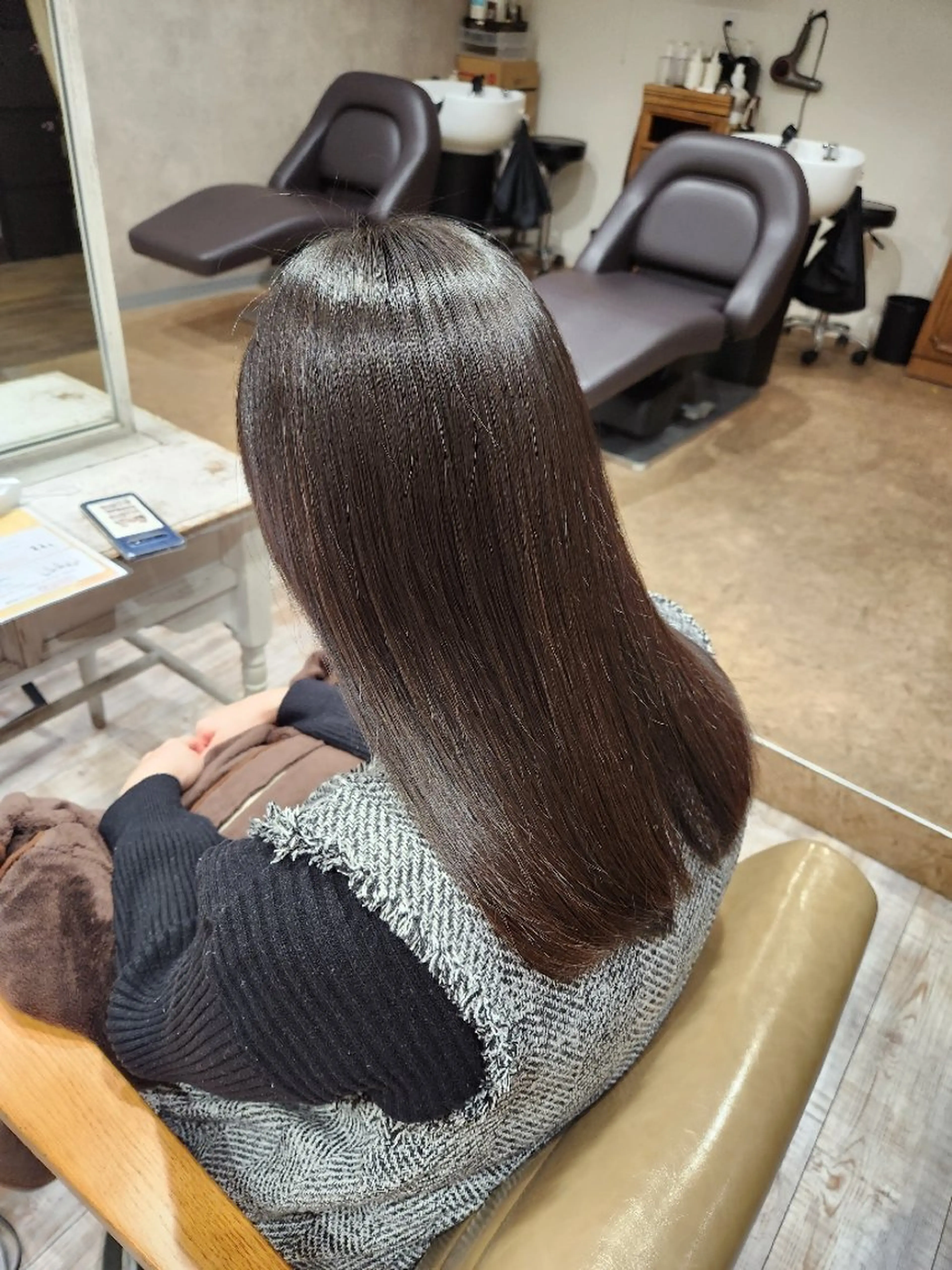 【お手入れを楽に】カット&縮毛矯正の写真