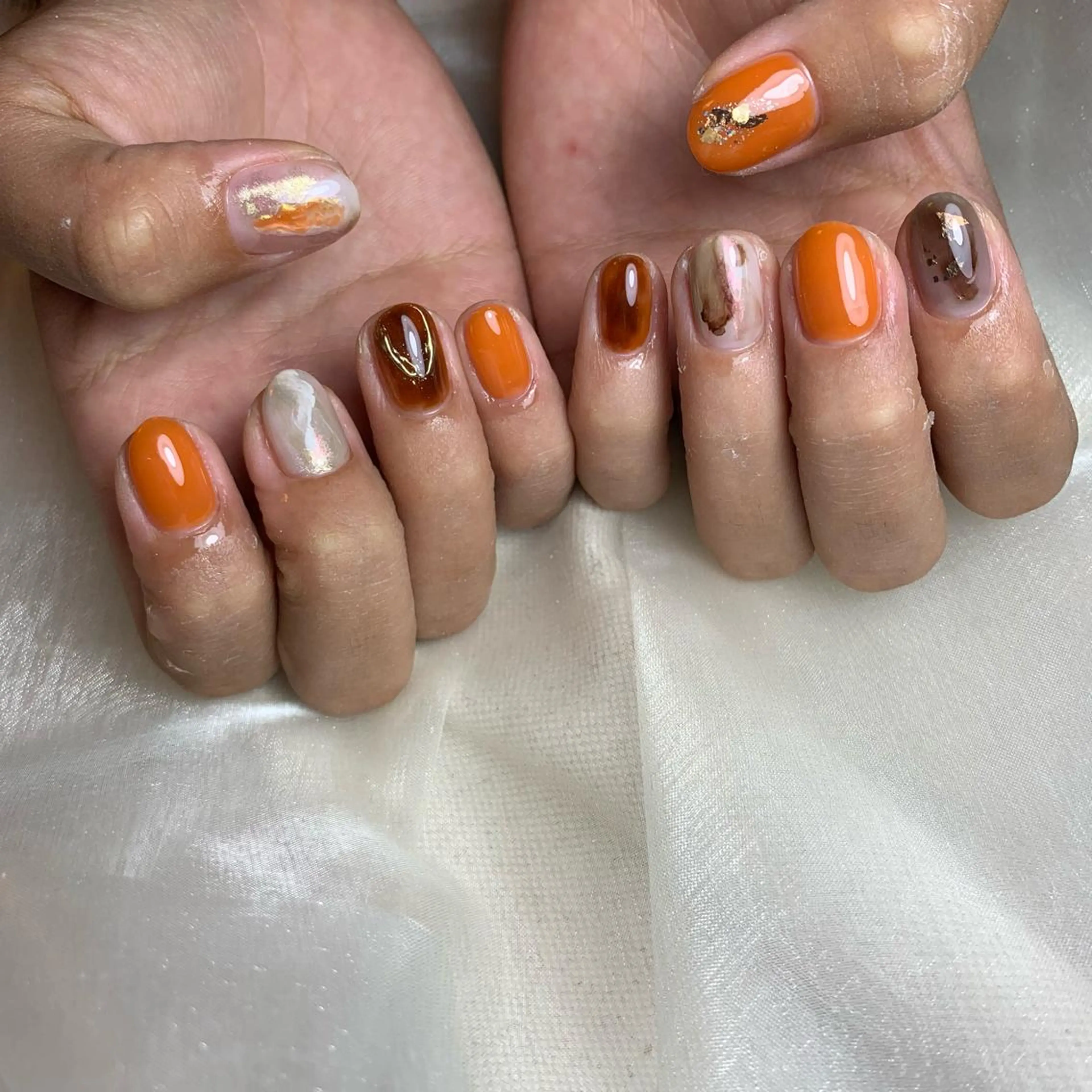 ネイル ハンドネイル 里見 麗のネイルデザイン