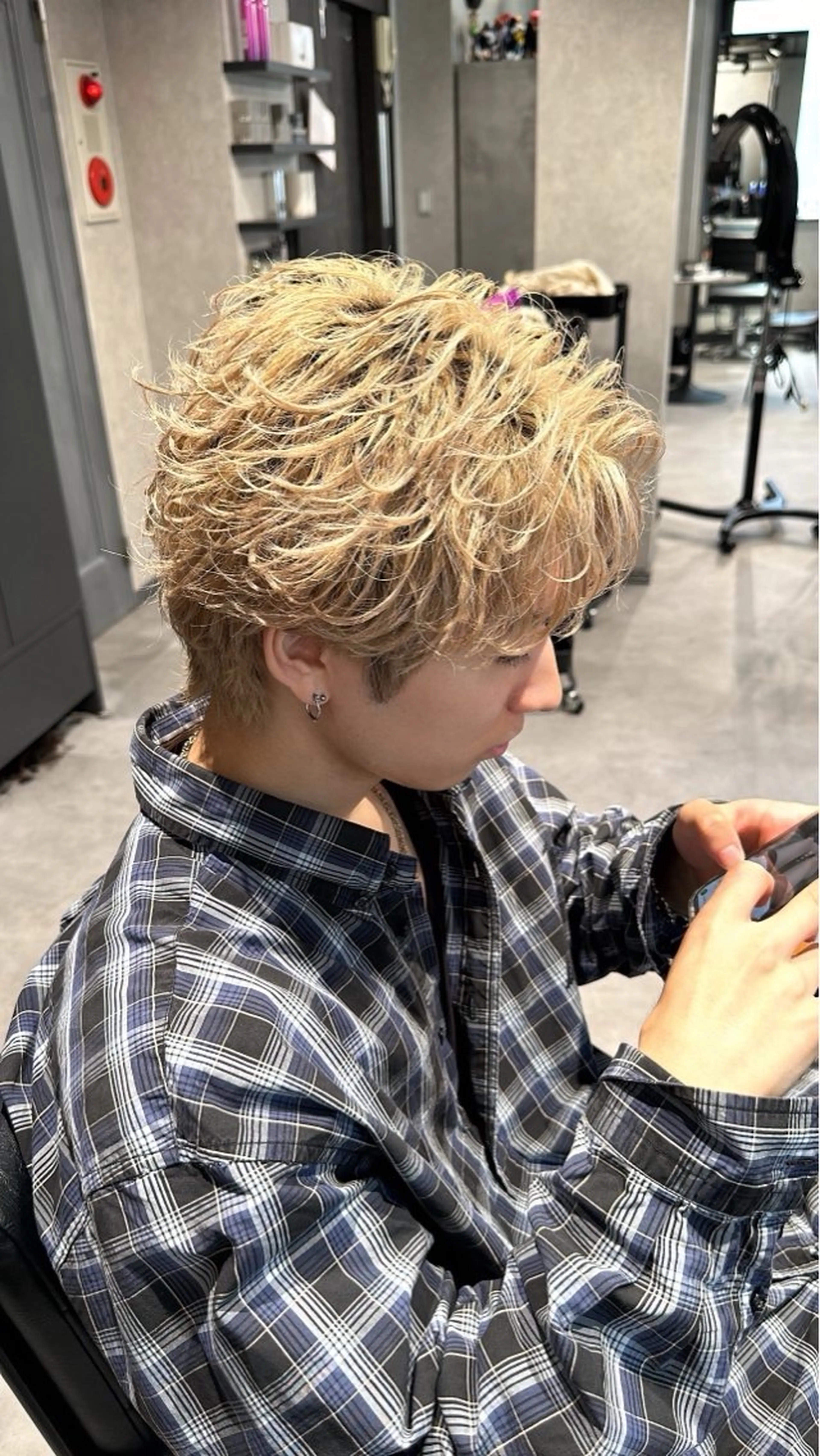 ショート カラー ヘアアレンジ メンズヘア静岡 ✂︎Ryuheiのヘアスタイル