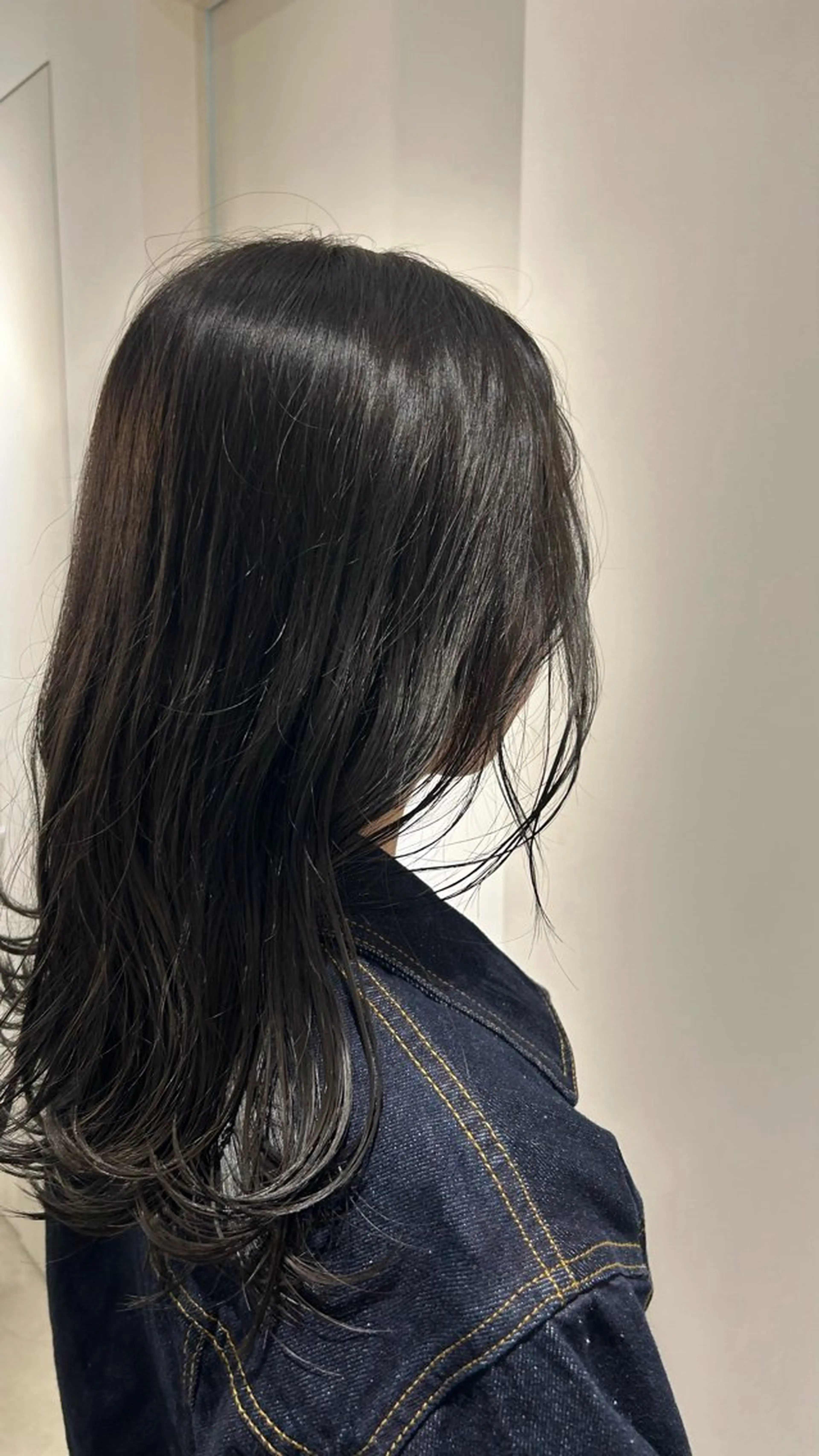 セミロング カラー 💖竹島 遥楓💖のヘアスタイル