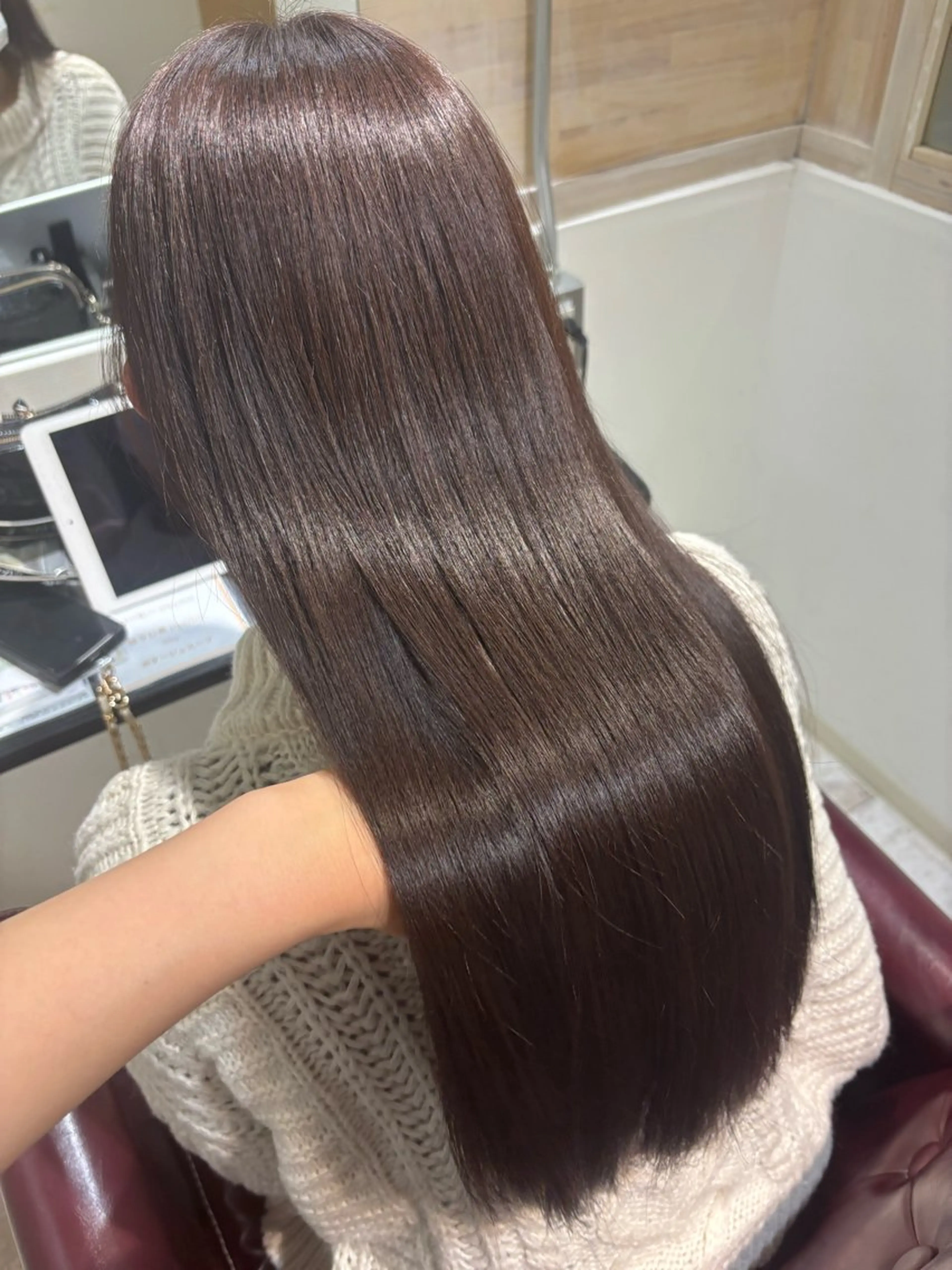 ロング カラー ブラウンカラー ショコラブラウン 藤林 かづき🪽のヘアスタイル