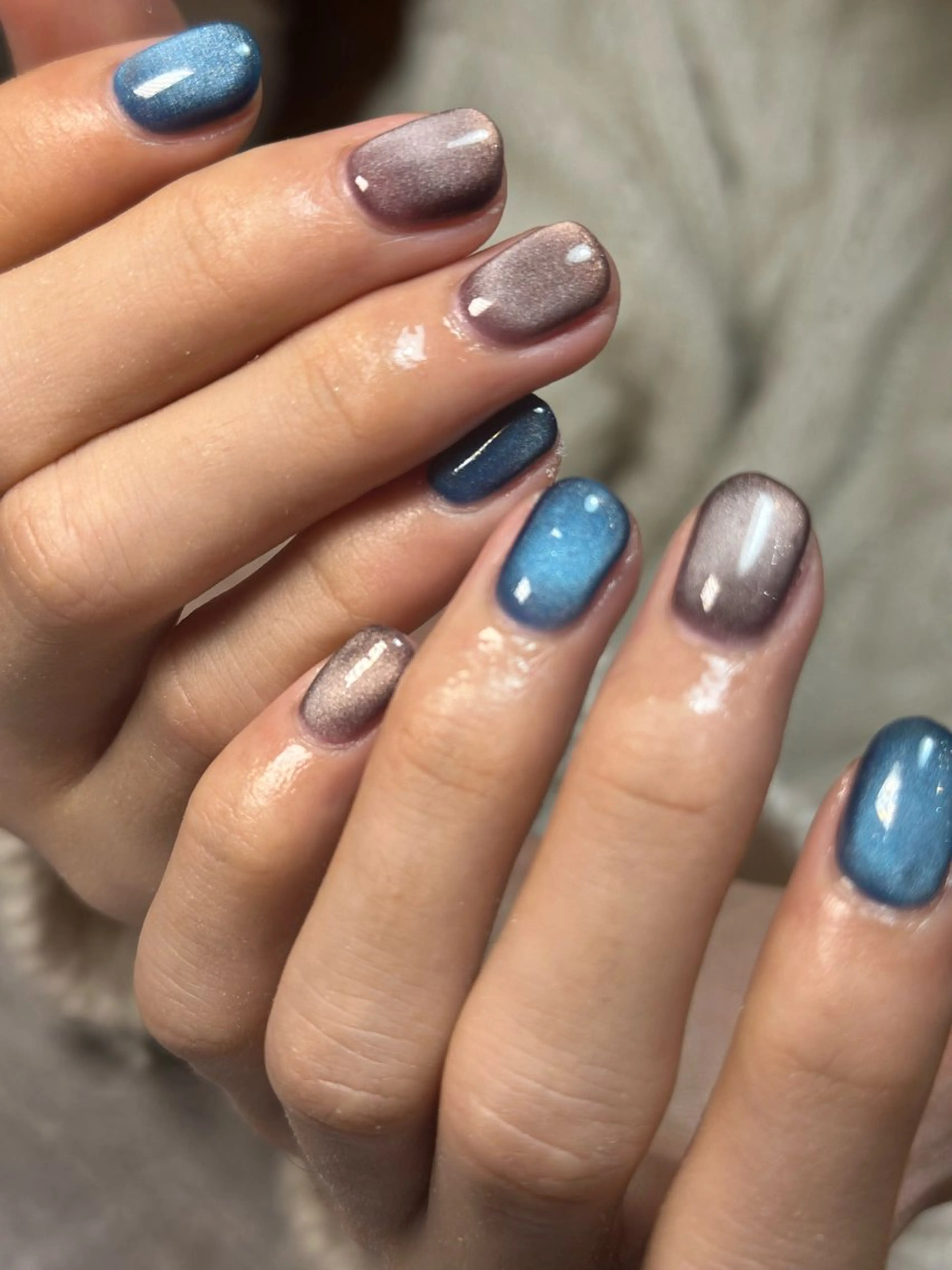 平日ご来店のご新規様限定！マグネットネイル　10本 ¥5900の写真