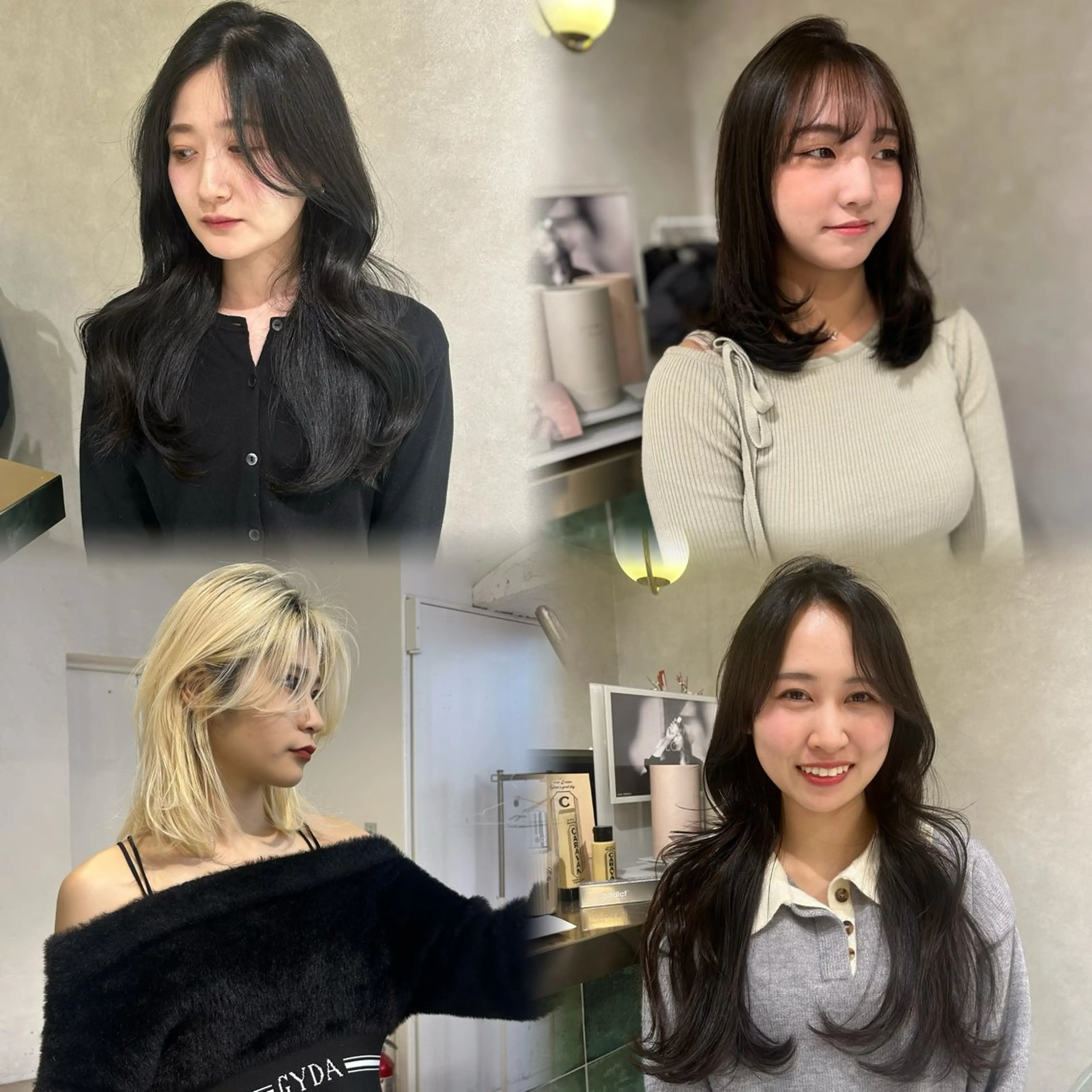 カラー レイヤーカット メンズカット　ゆめのヘアスタイル
