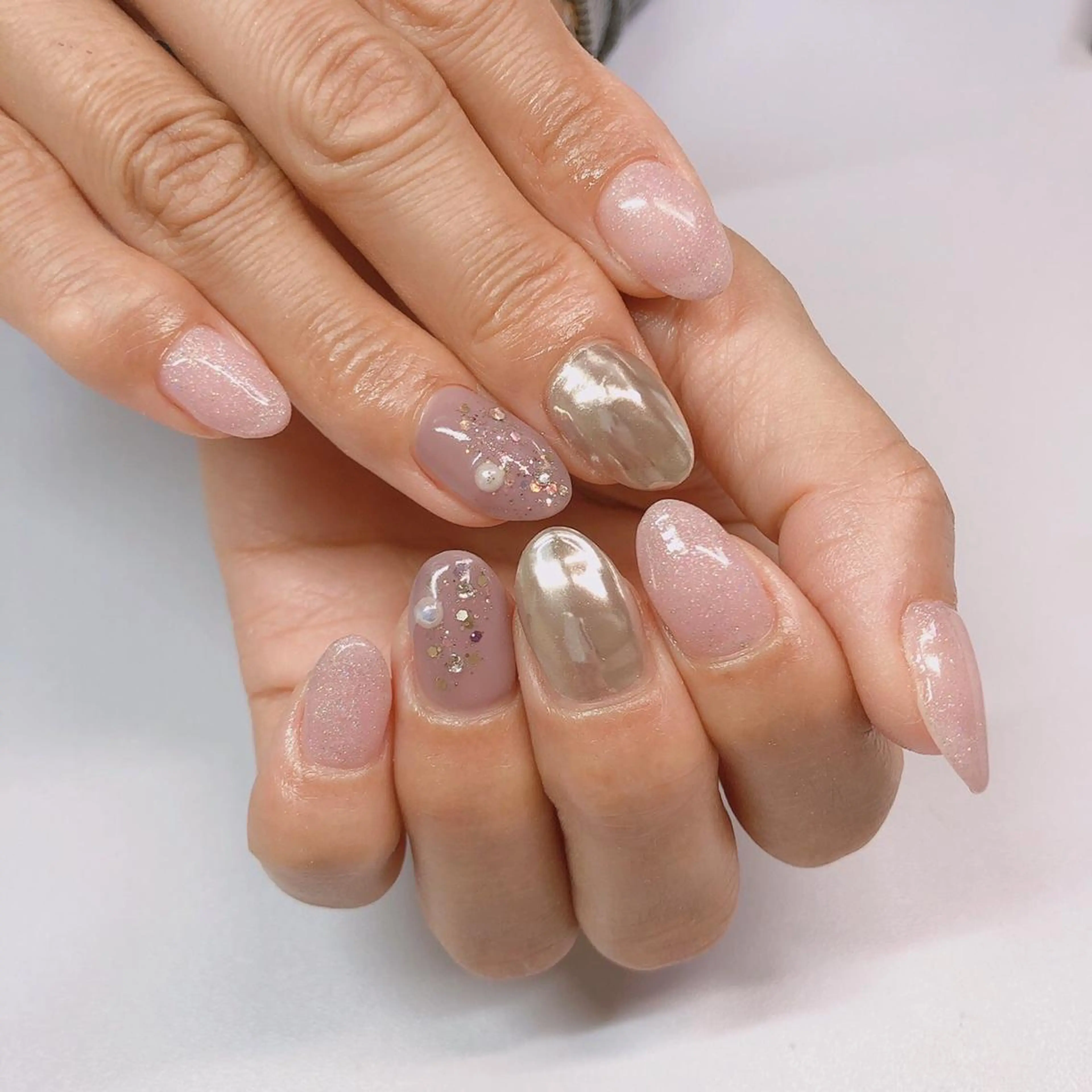 ネイル フットネイル グリーン オフィスネイル ワンカラーネイル 春ネイル Lily Roseスタッフ一同のマツエク・マツパデザイン