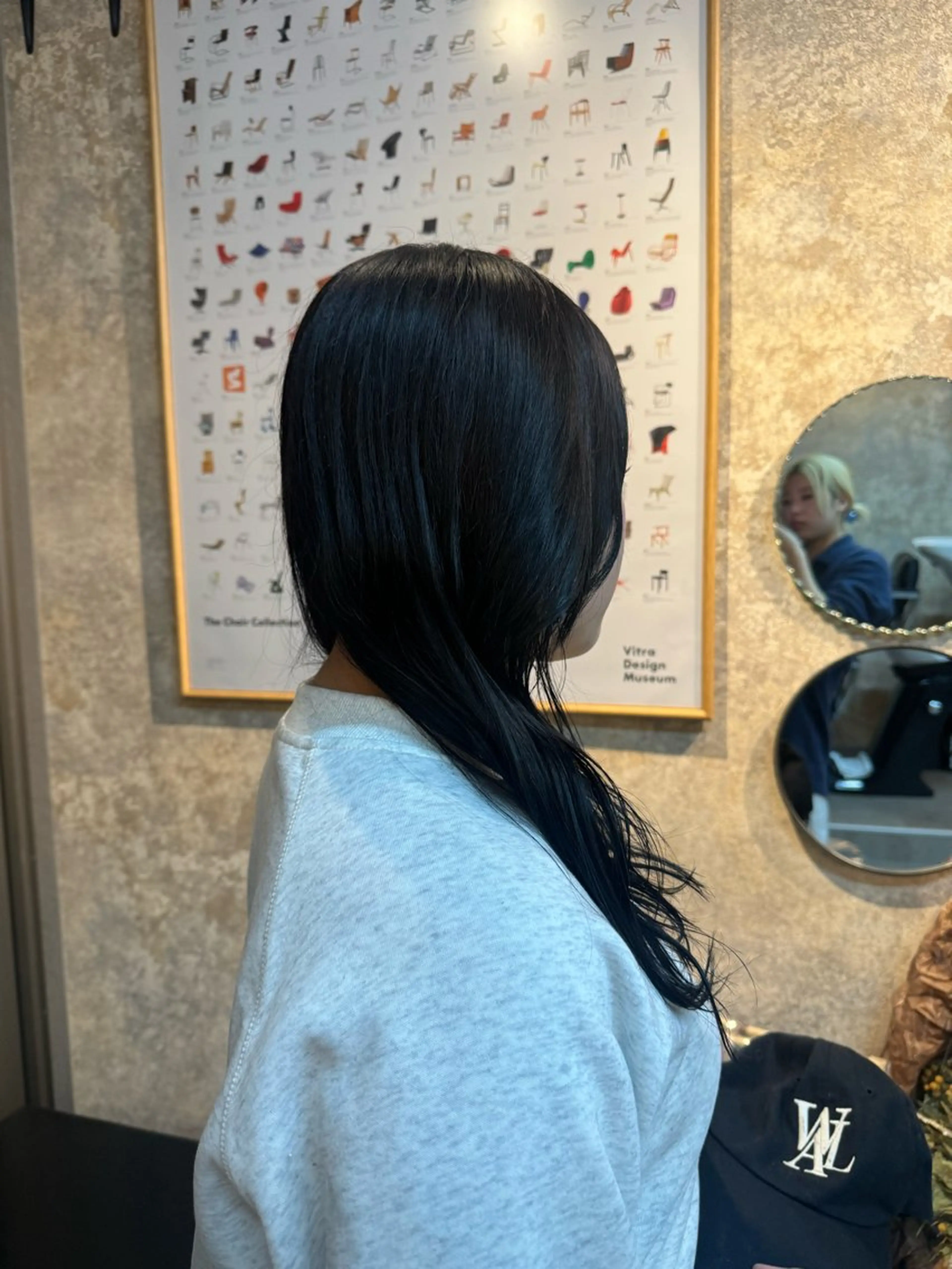 カラー 艶髪/ハイトーン モカのヘアスタイル