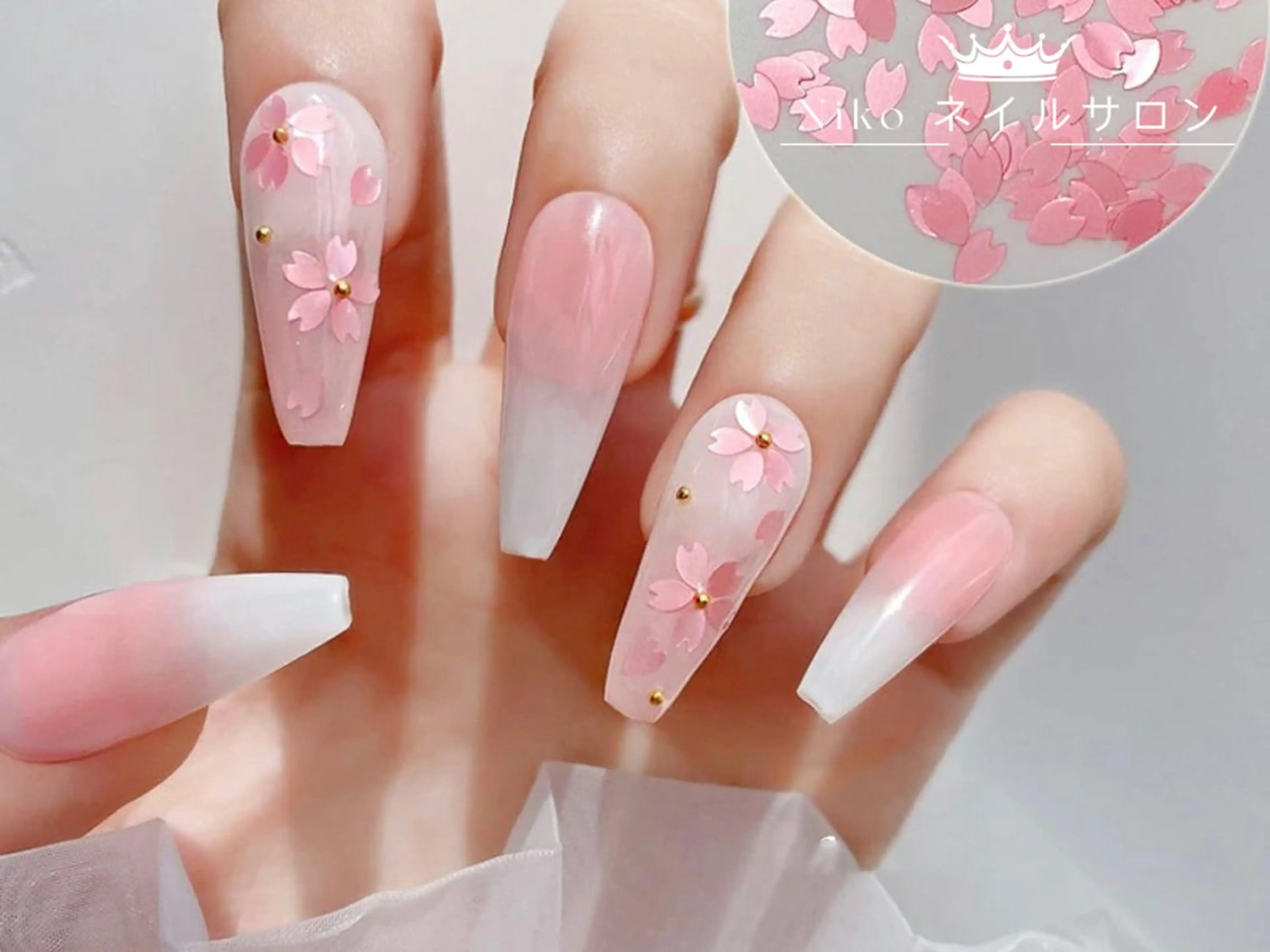 ネイル ジェルネイル ハート 韓国ネイル ニュアンスネイル パラジェル ハンドネイル Nikoネイルサロン 高田馬場店のネイルデザイン