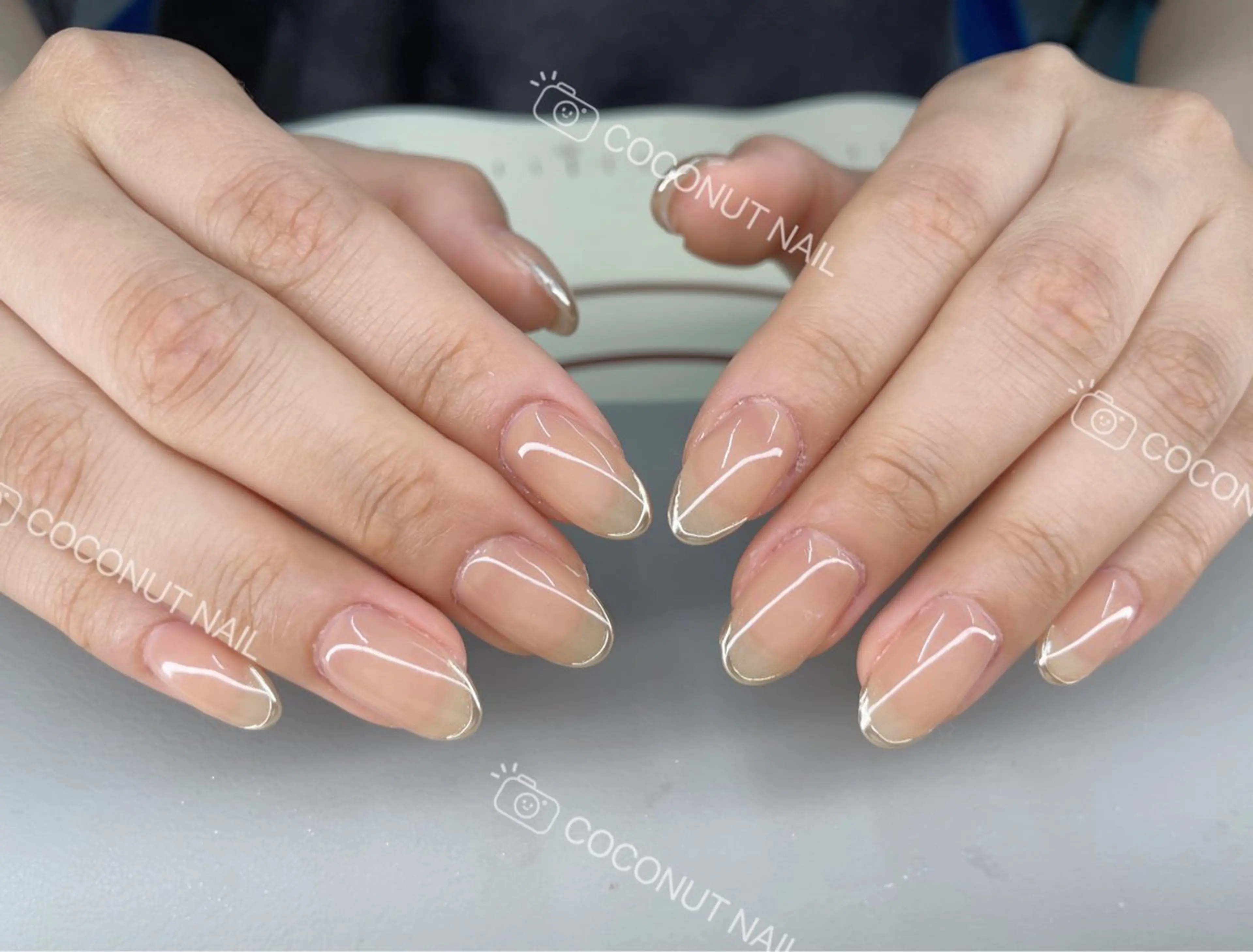 ネイル ハンドネイル 神田 ココナッツのネイルデザイン