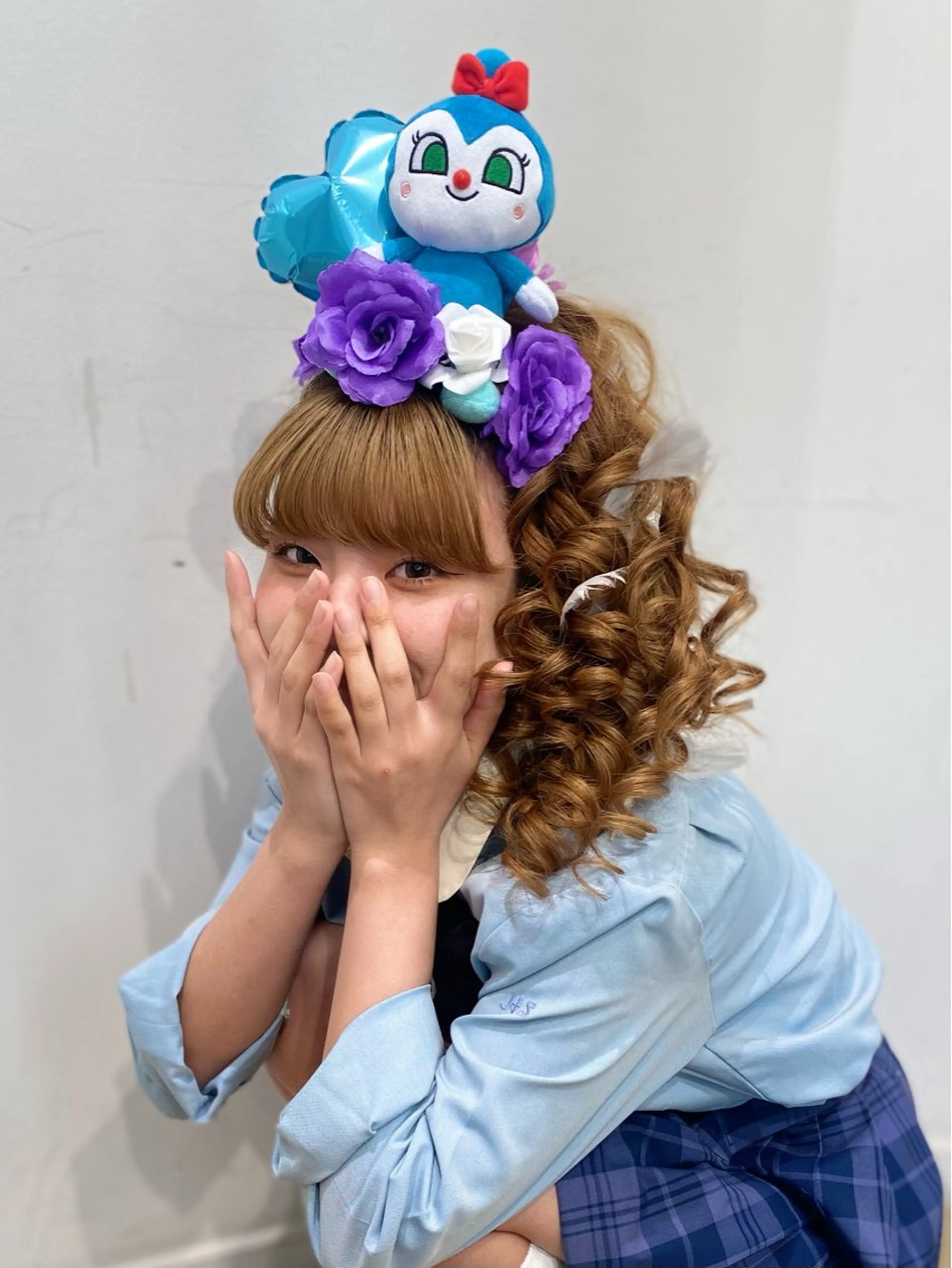 ヘアアレンジ 💙mai🫧 縮毛矯正・ハイライトのヘアスタイル